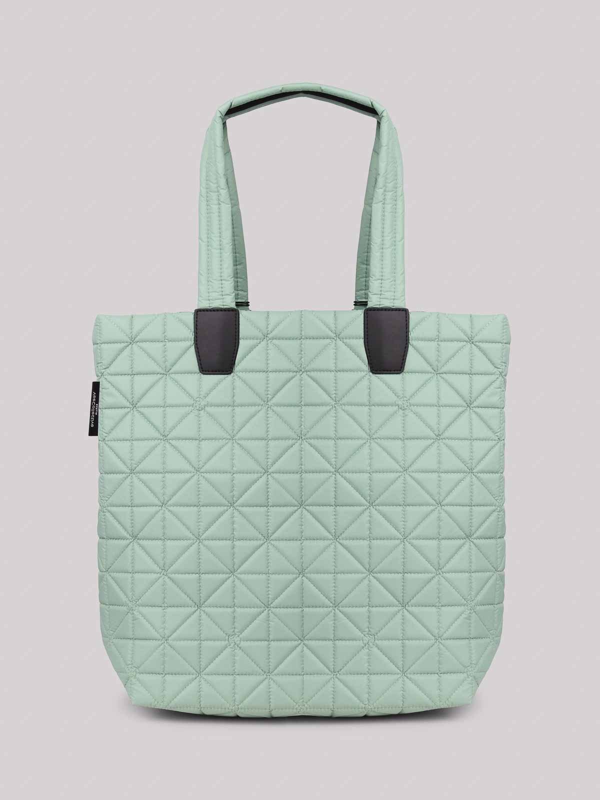 Shop Veecollective Large Geometric Vee Tote Bag In Blue
