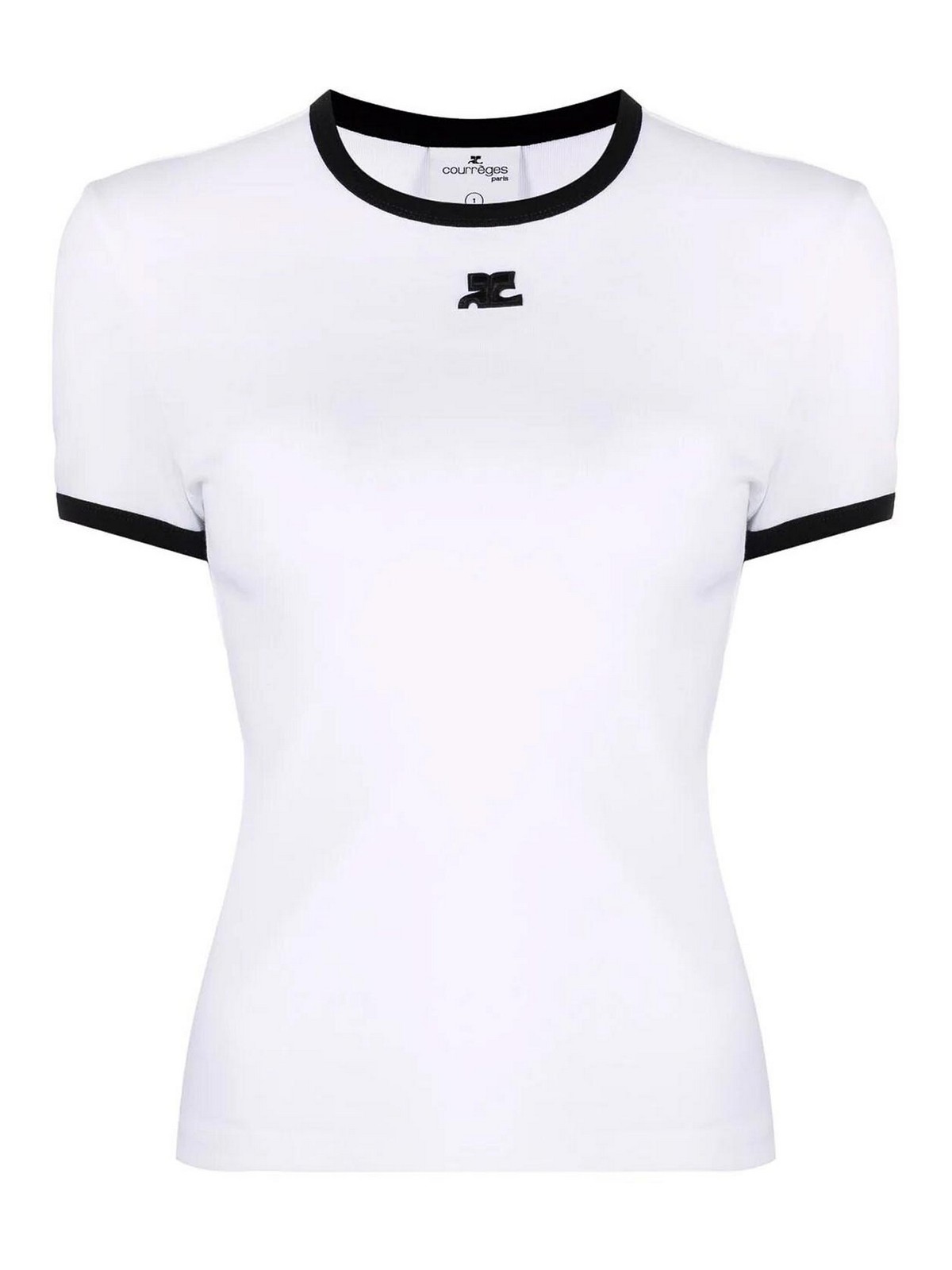 Courreges T-shirt a contrasto
