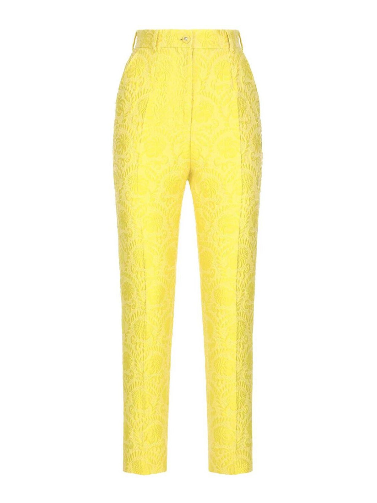 Casual trousers Dolce & Gabbana - Brocade trousers - FTAM2THJMOKA3776