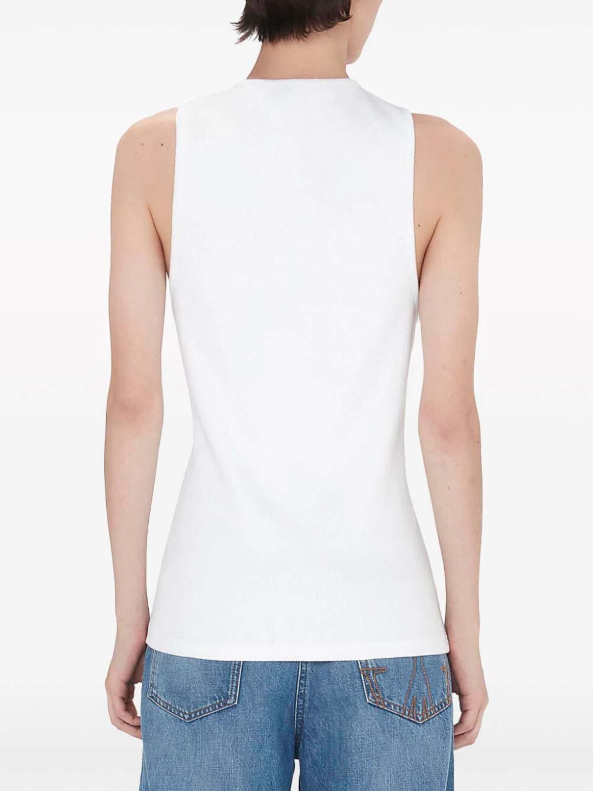 Shop Jw Anderson Top - Blanco In White