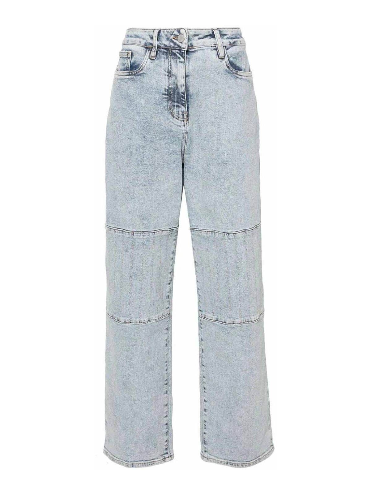 Shop Remain Birger Christensen Oversize Denim Trousers In Dark Wash