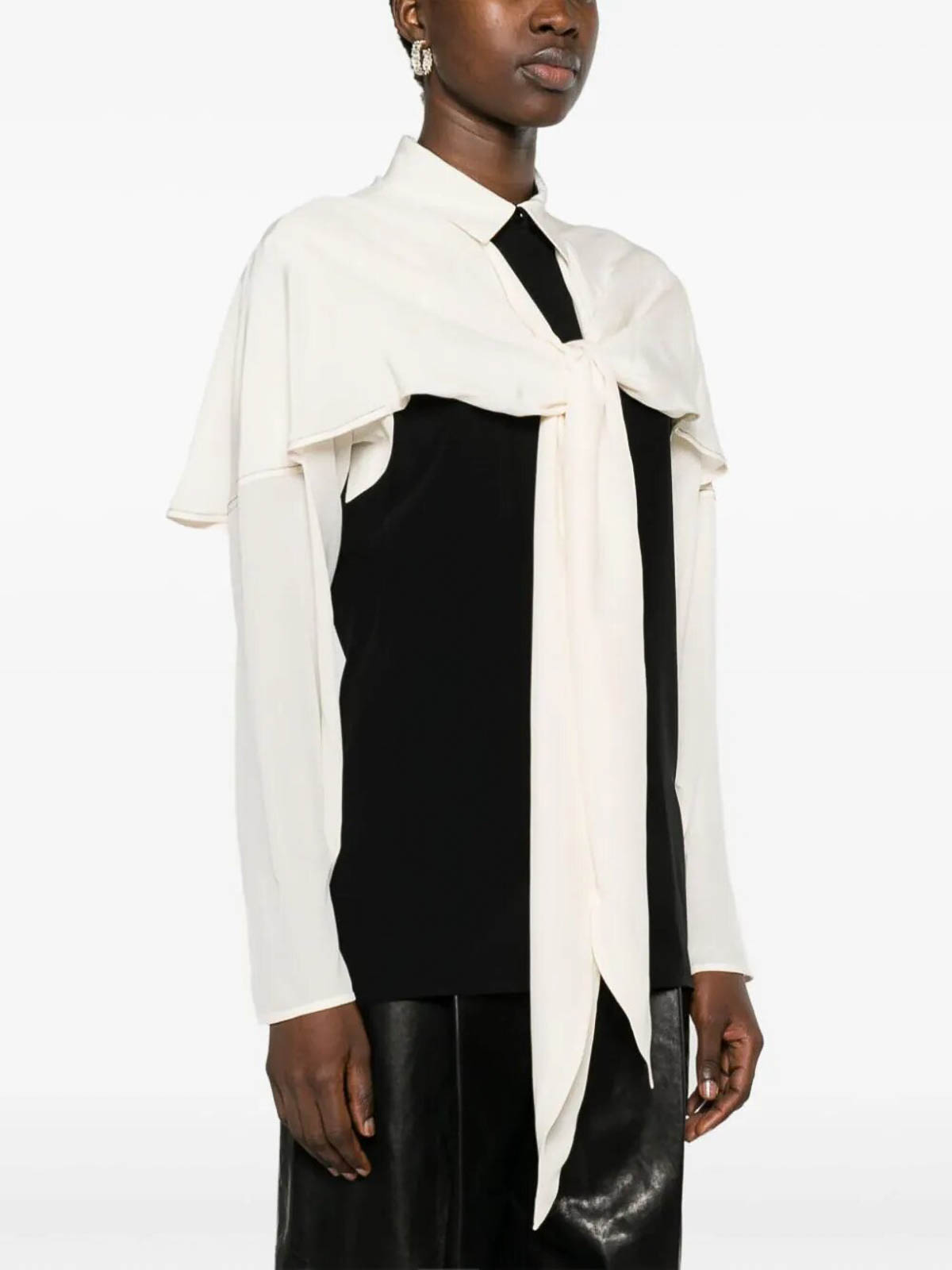 Victoria Beckham ブラウス - 白|1124WSH005204AVANILLA
