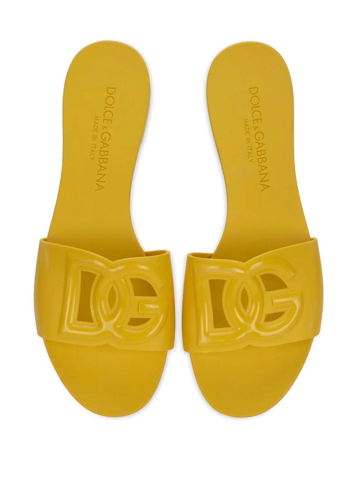 Dolce & Gabbana Rubber sandal - Yellow - Women | CW2215AN99480204