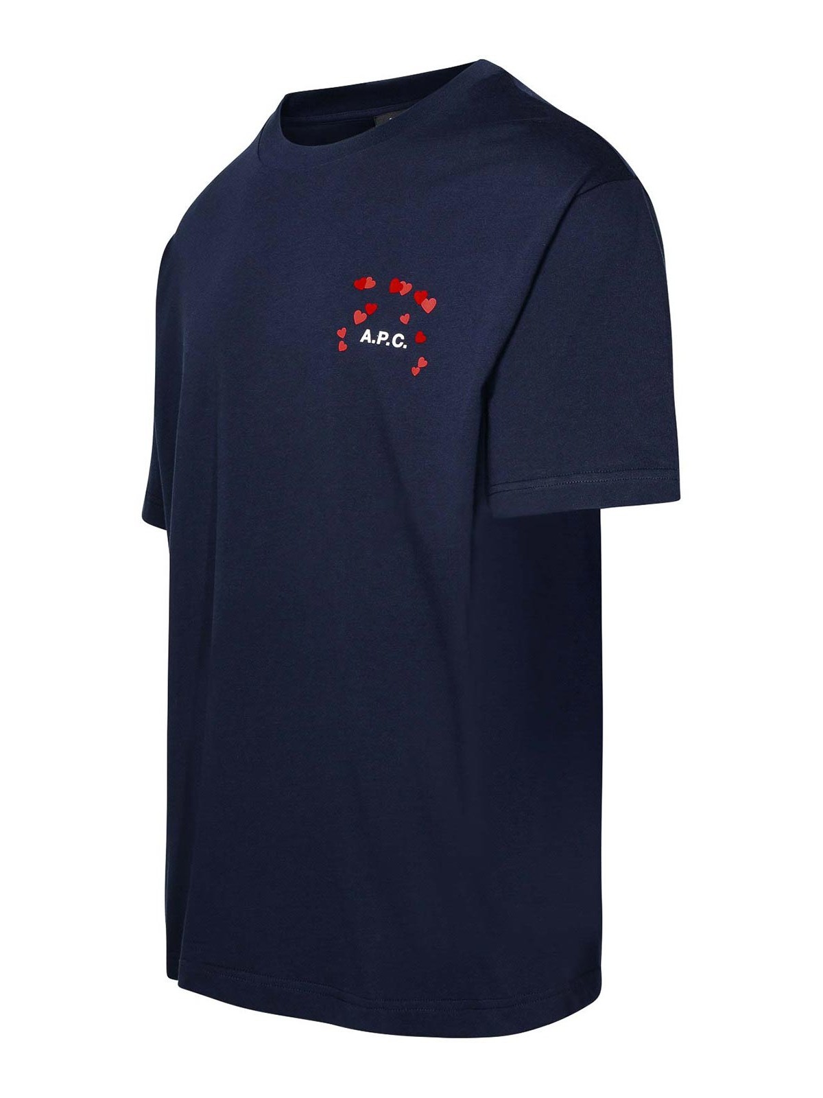 Shop Apc Camiseta - Azul Oscuro In Dark Blue