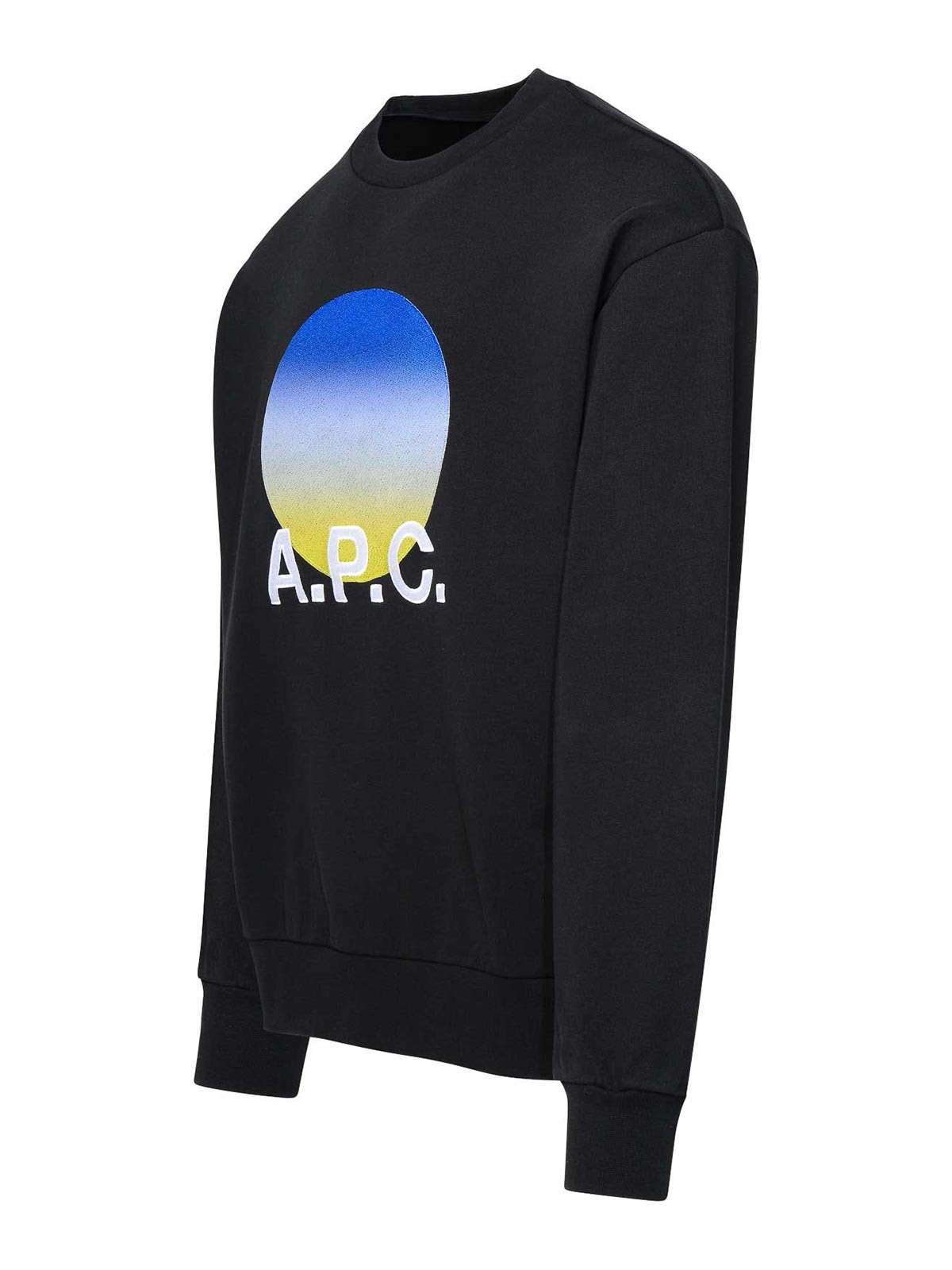 Shop Apc Sweatshirt Sunset In Black