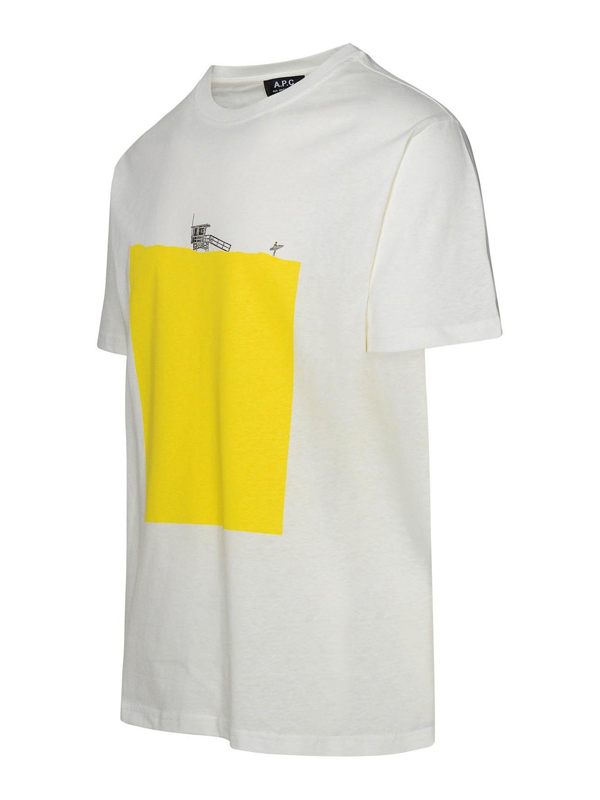 Shop Apc T-shirt Crush In White