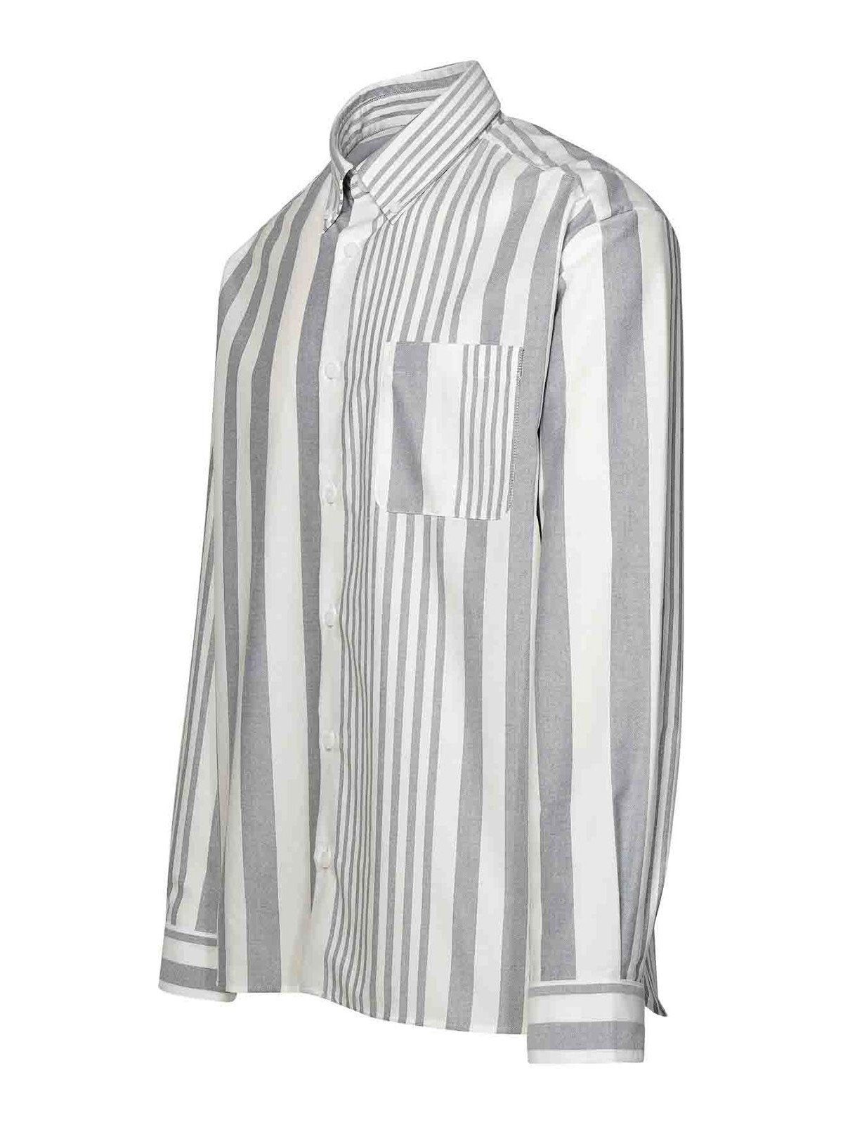 Shop Apc Camisa - Gris In Grey
