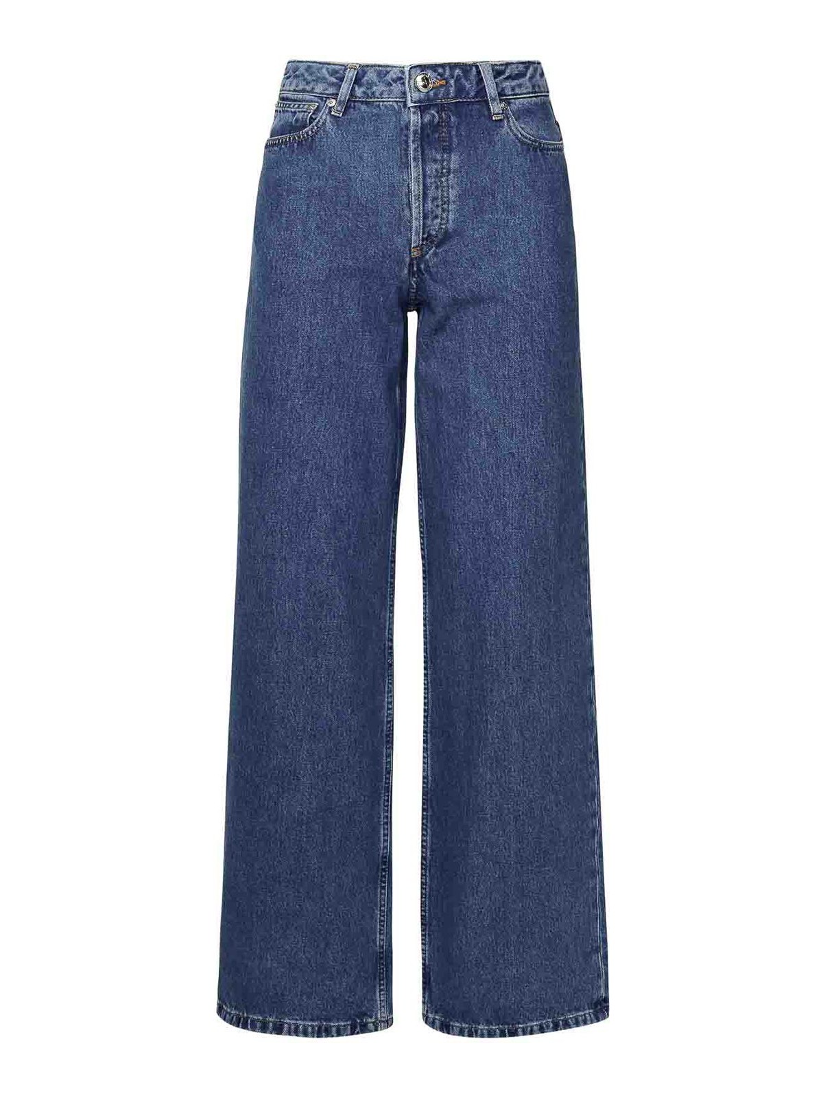 Shop Apc Jeans Elisabeth In Blue