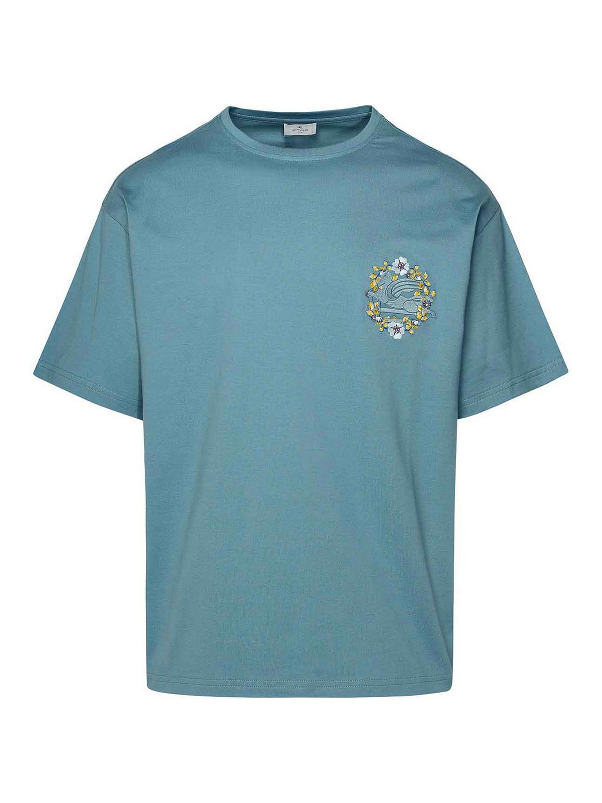 Shop Etro T-shirt Soho In Light Blue