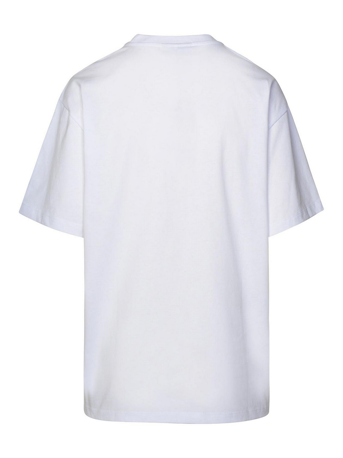 Shop Ganni T-shirt Future Heavy In White