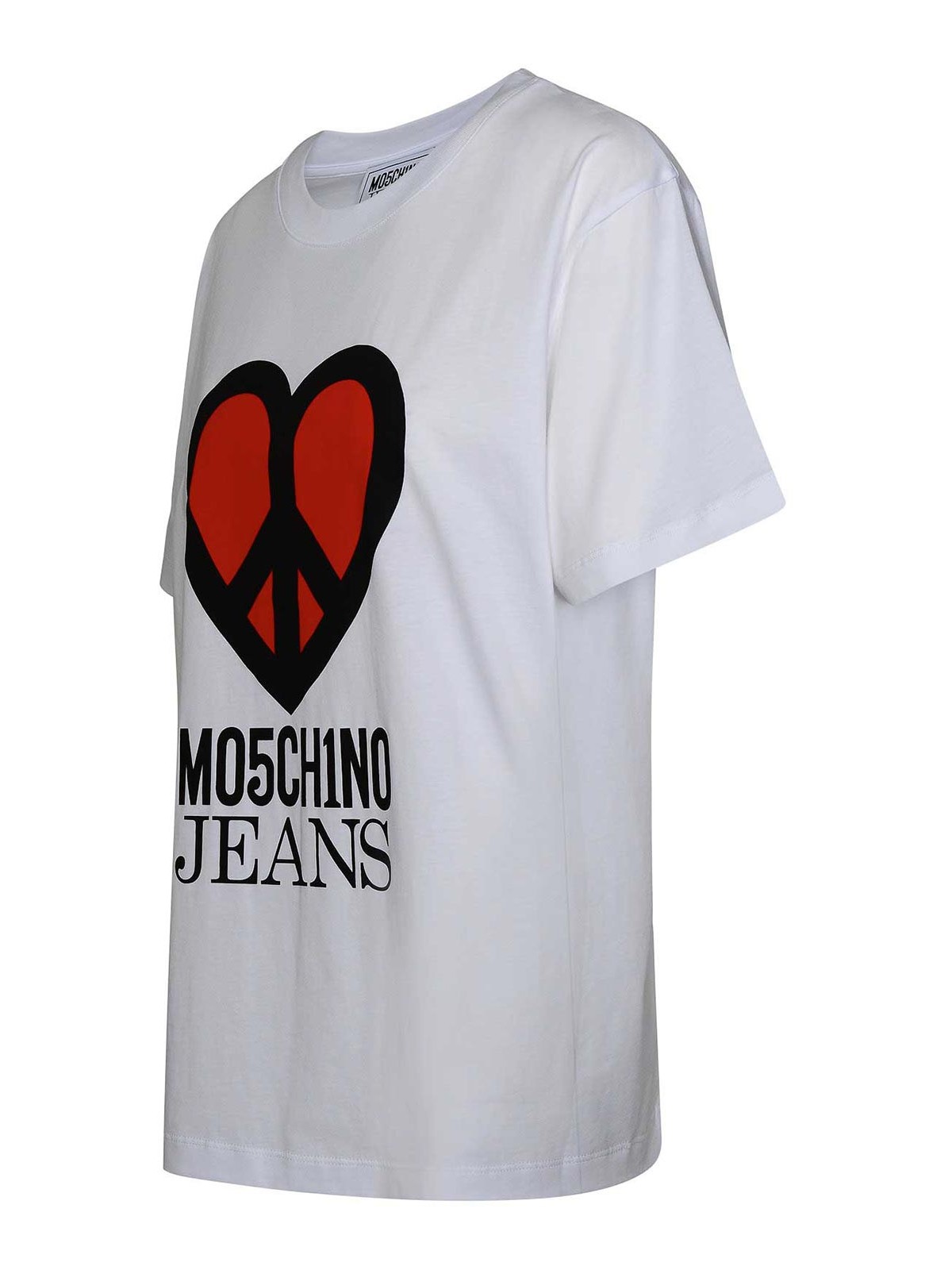 Shop Moschino T-shirt Logo In White