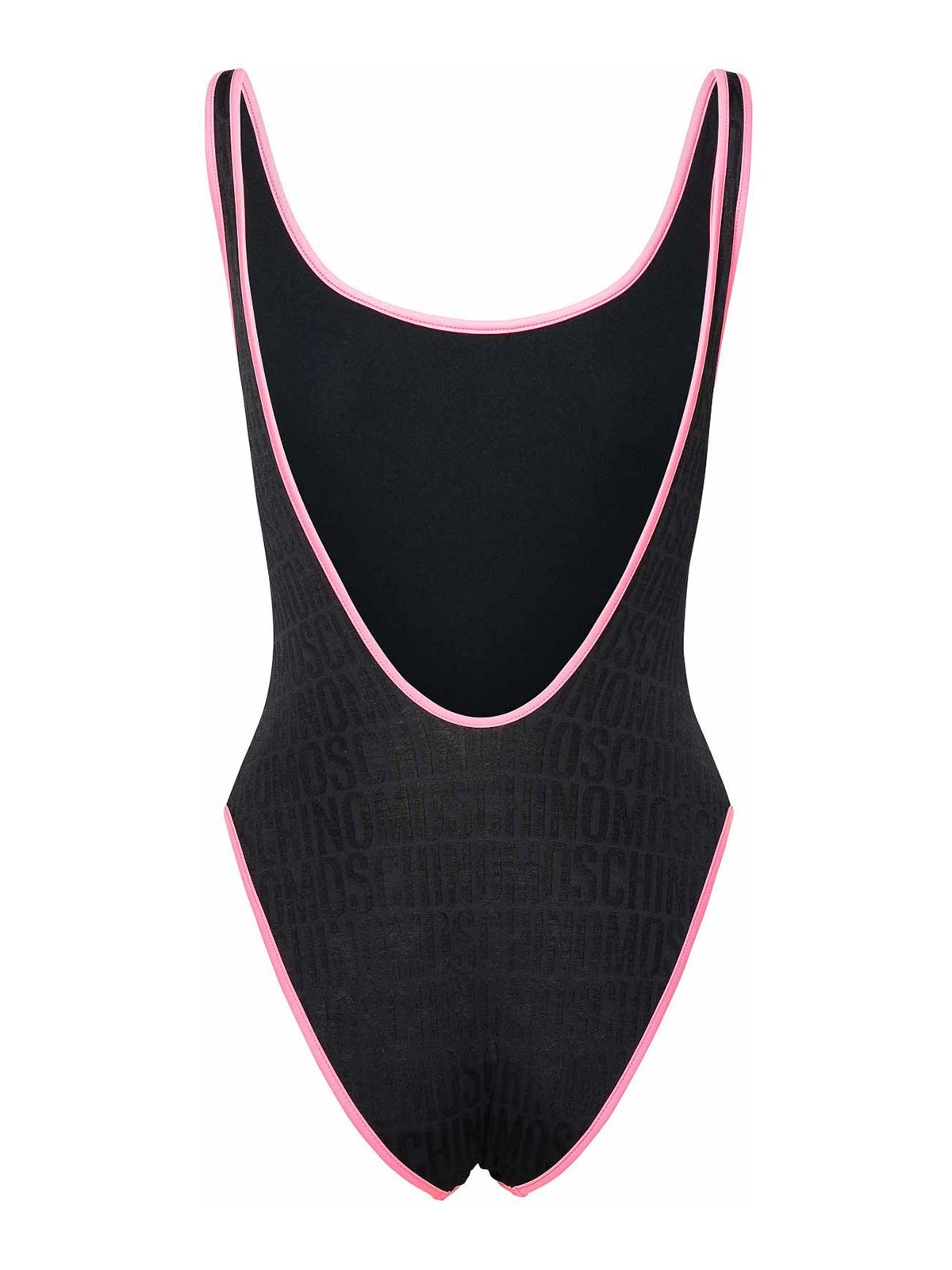 Shop Moschino Swimsuit In Black