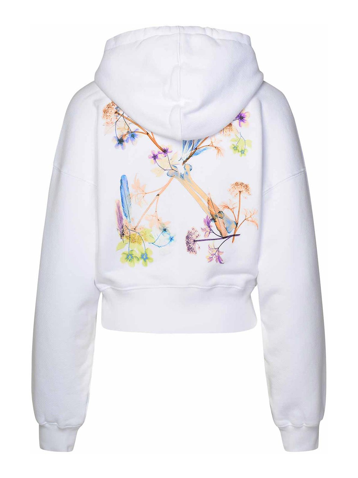 Shop Off-white Sweatshirt Crop Xray In White