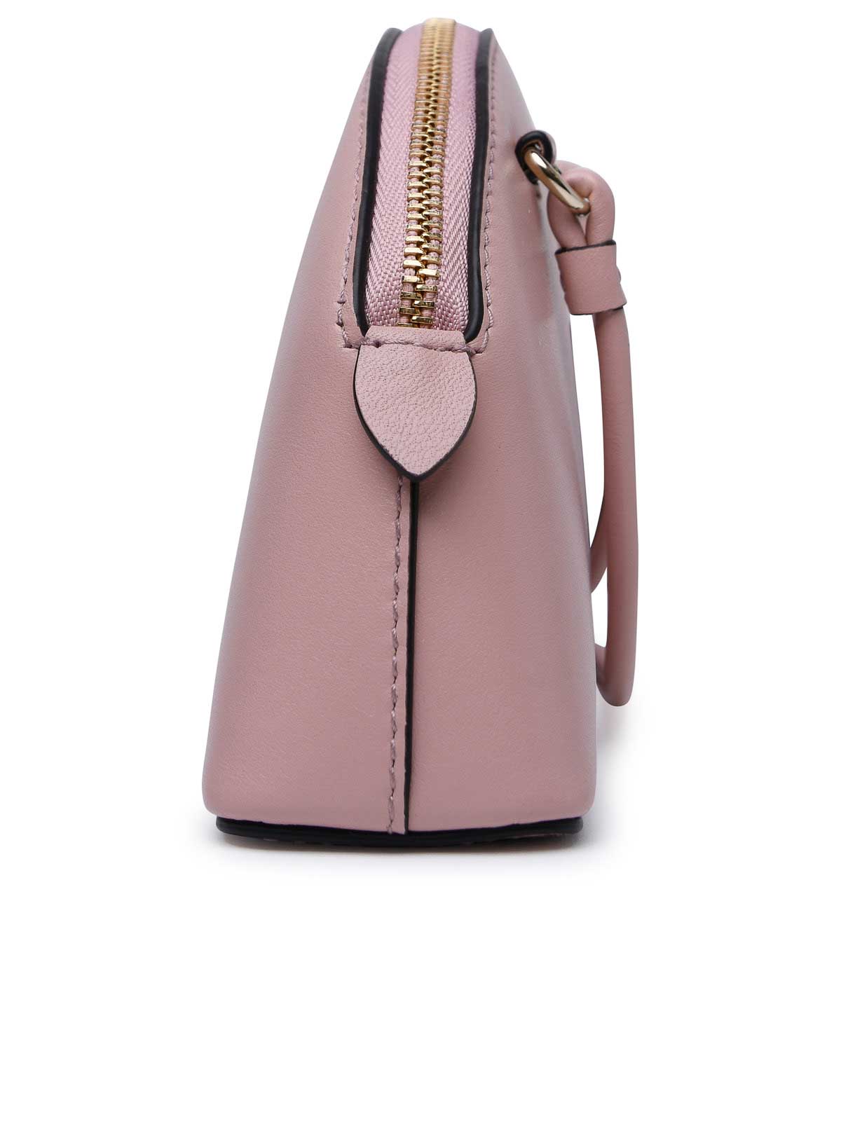 Shop Furla Mini Camellia Shoulder Bag In Nude & Neutrals
