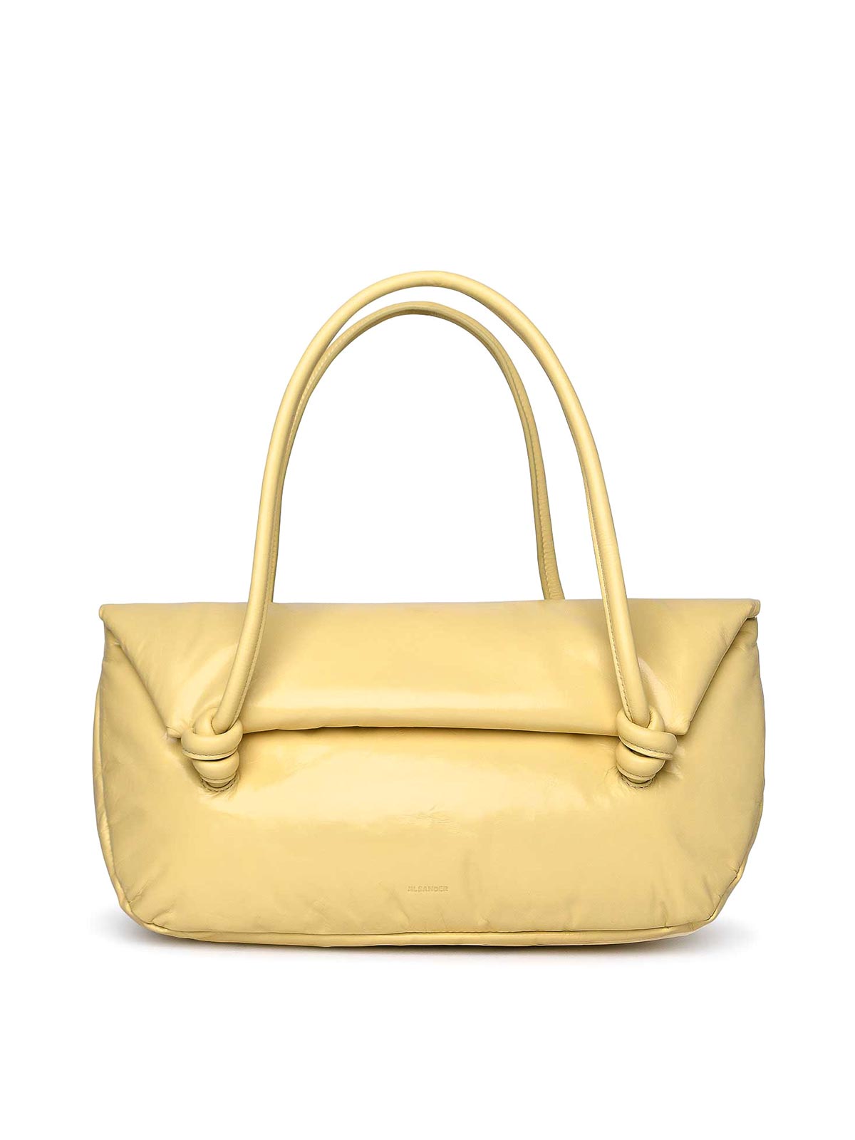 【関税＆送料込み】Jil Sander Yellow Leather Bag Jil Sander Small Cannolo Leather Shoulder Bag | Yellow