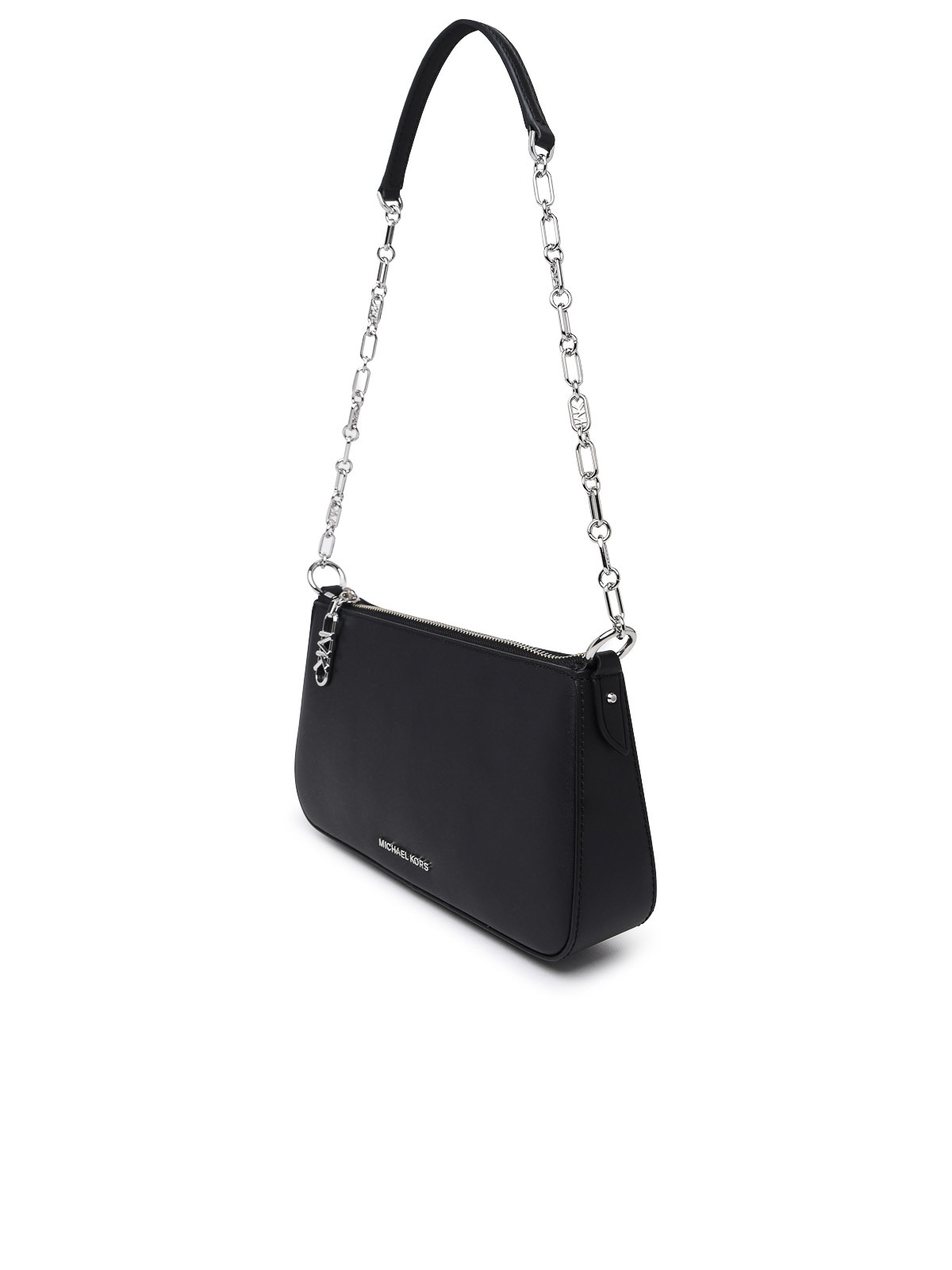 Shop Michael Kors Small Empire Shoulder Bag In Black