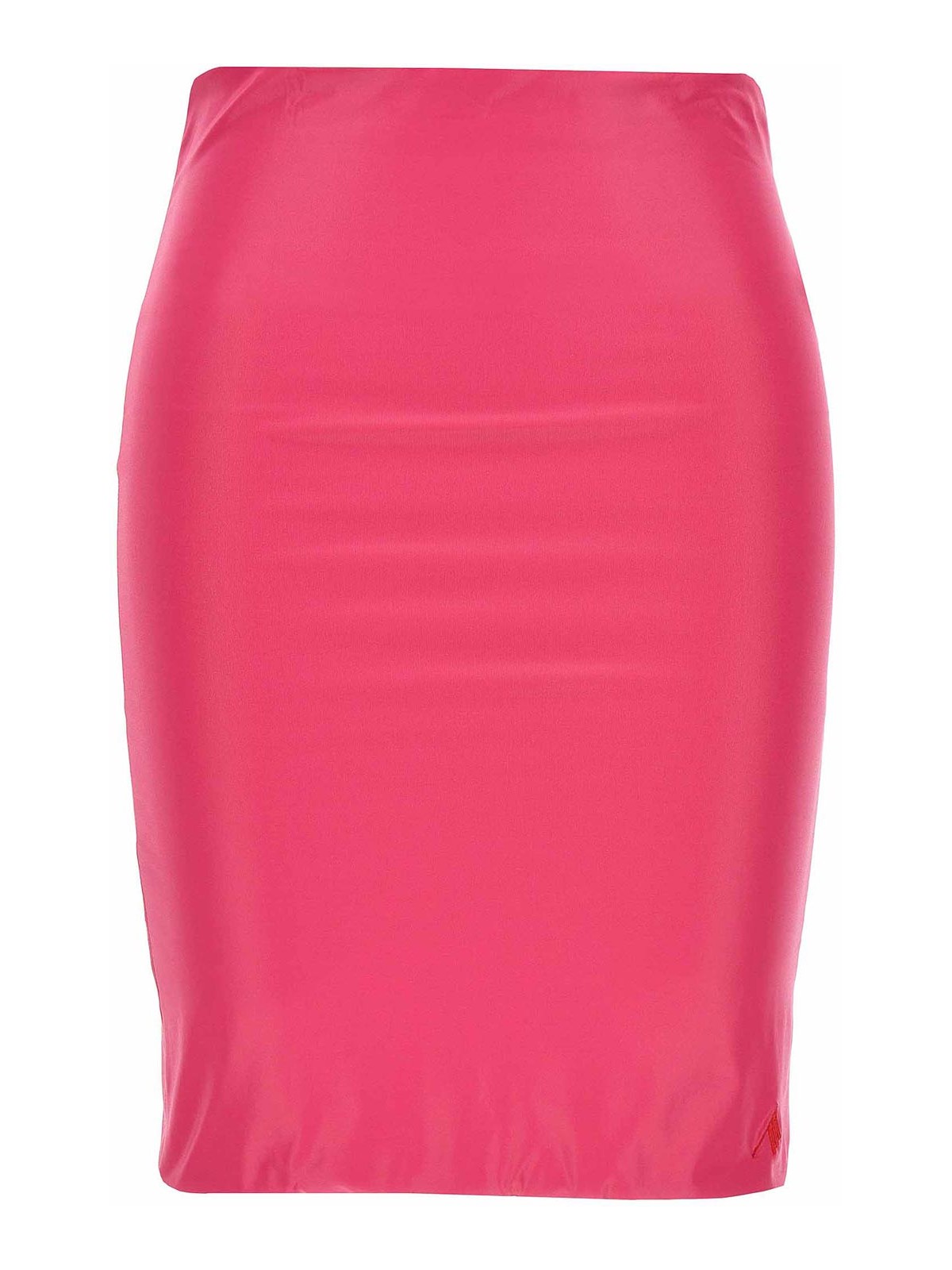 Shop Attico Lycra Mini Skirt In Multicolour