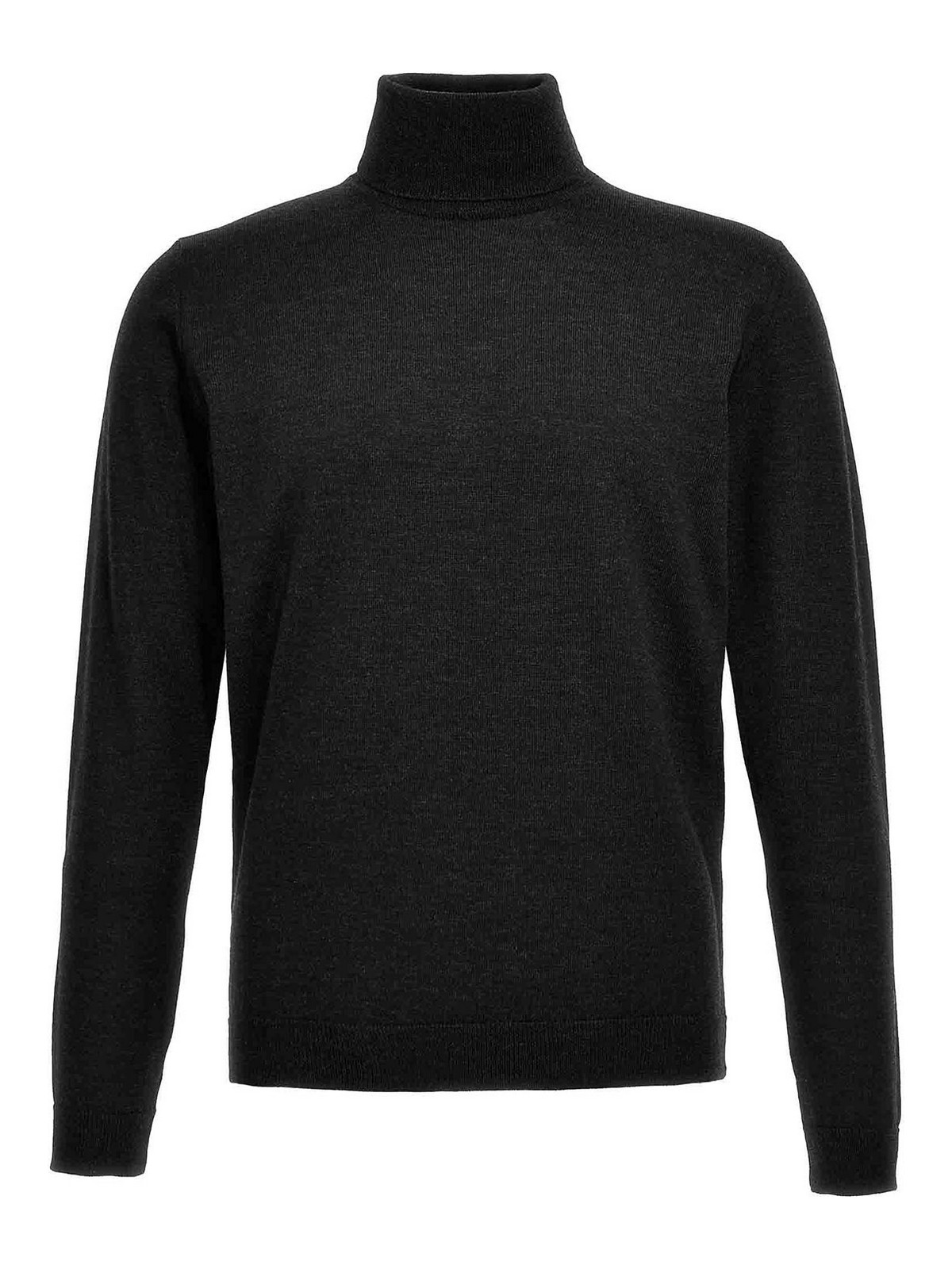 Shop Roberto Collina Merino Turtleneck Sweater In Grey