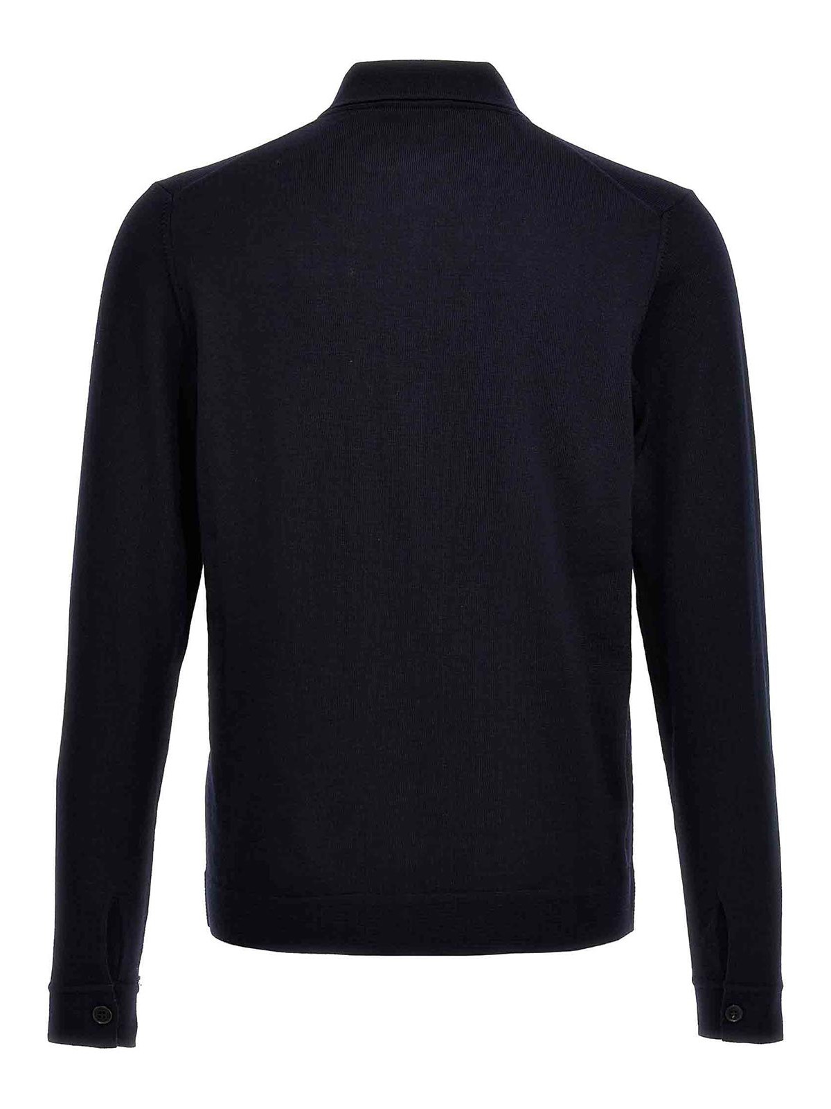 Shop Roberto Collina Knitted Shirt In Blue