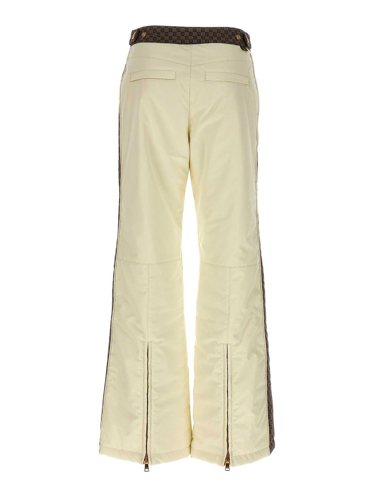 Shop Balmain Ski Pants In Blanco