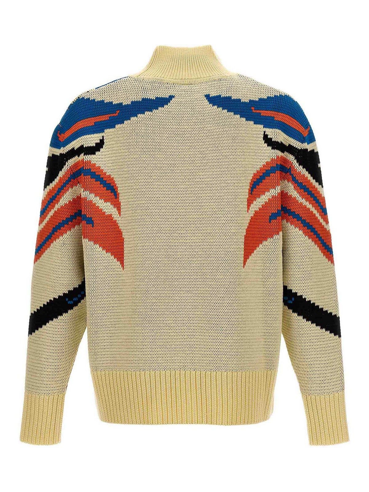 Shop Bluemarble Jacquard Sweater In Multicolour