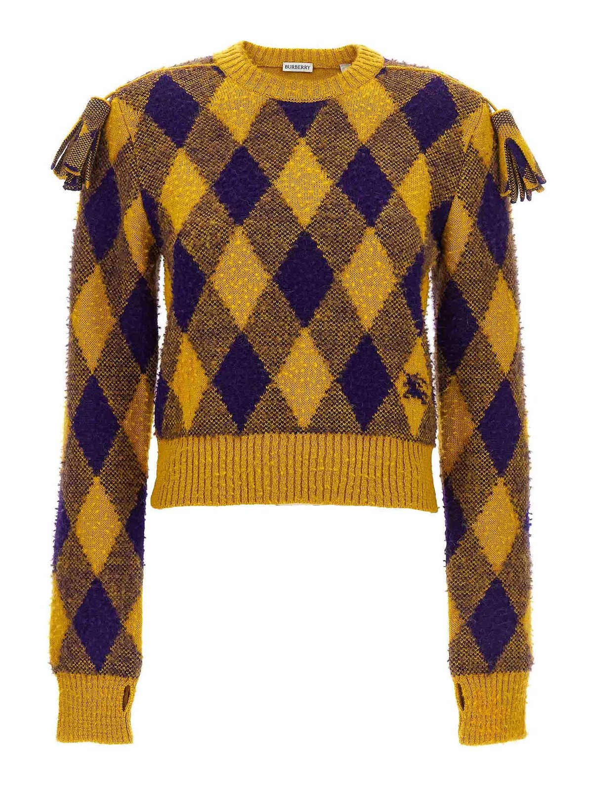 Shop Burberry Sweater In Multicolour