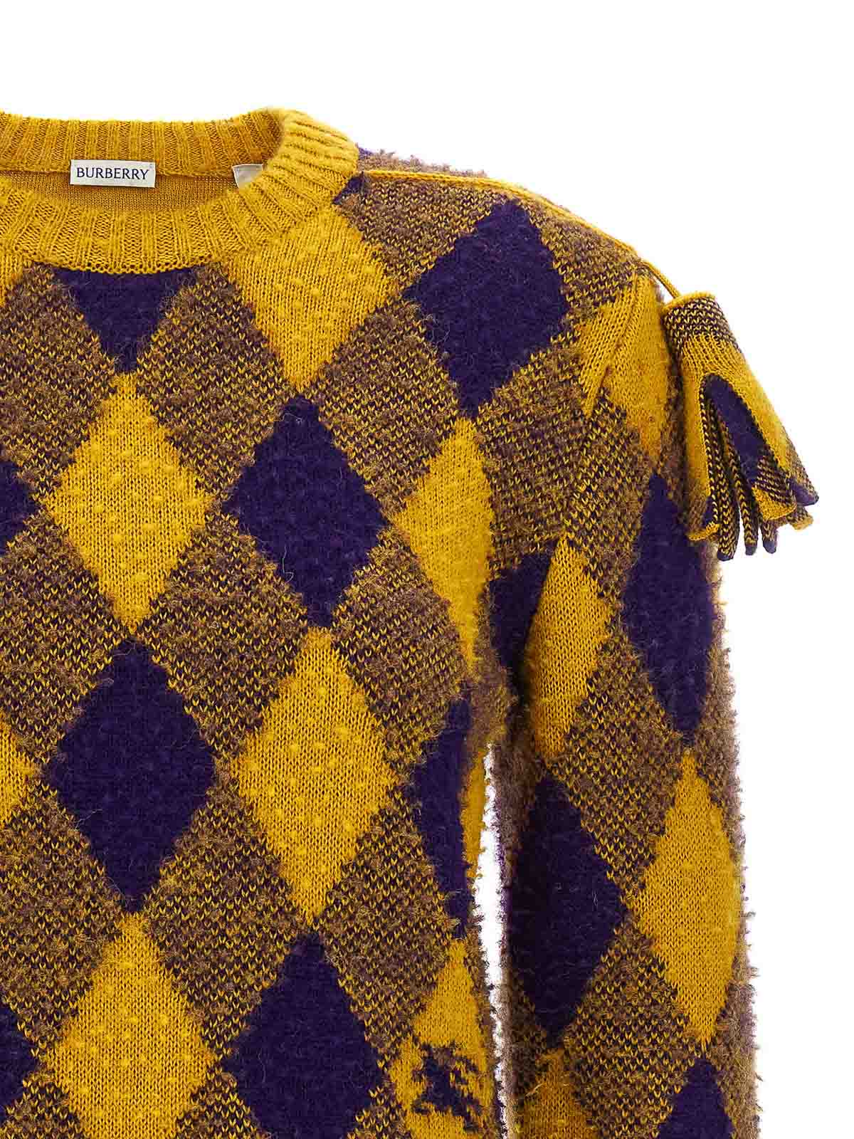Shop Burberry Sweater In Multicolour