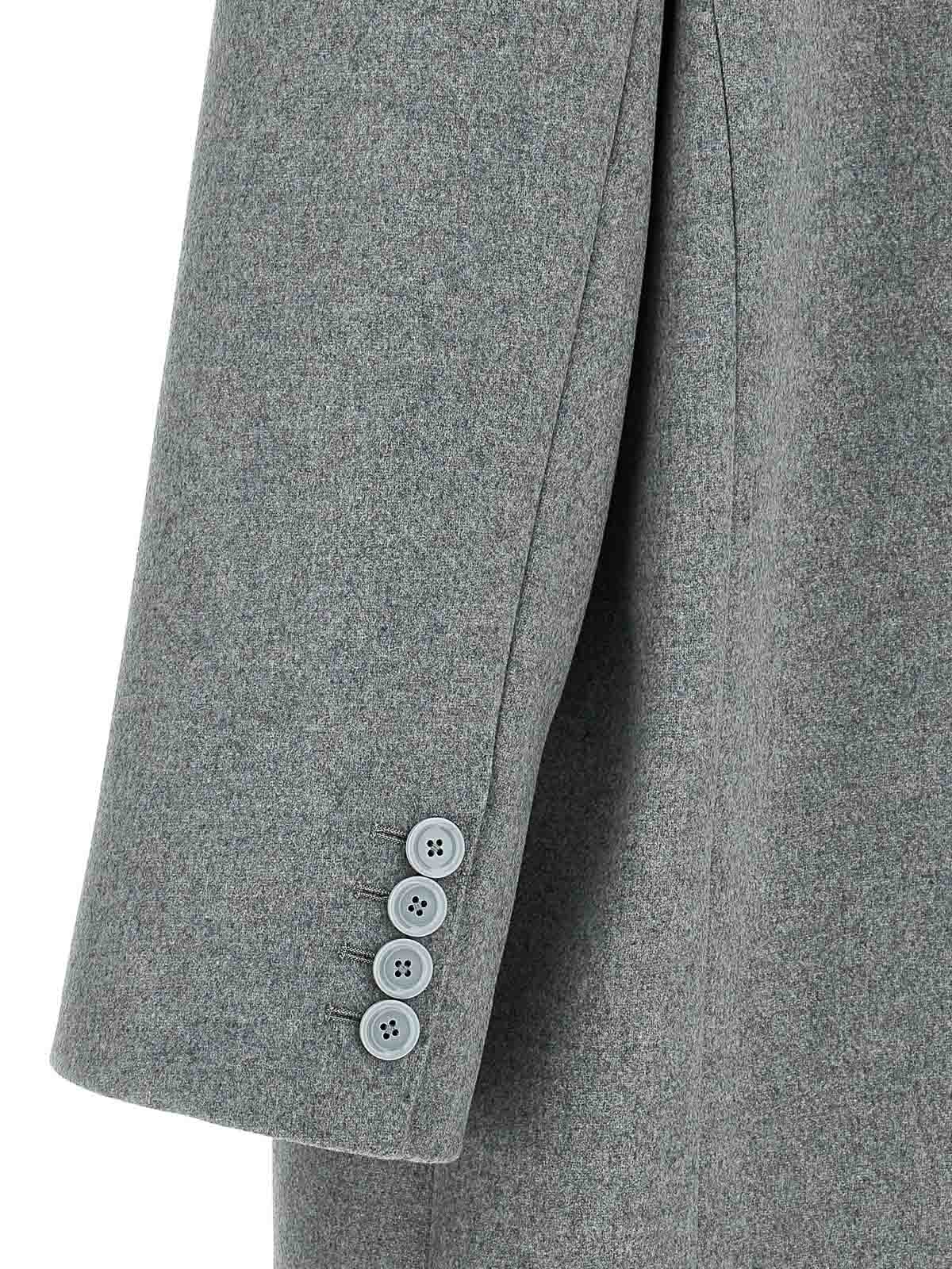 Shop Dolce & Gabbana Abrigo Corto - Gris In Grey