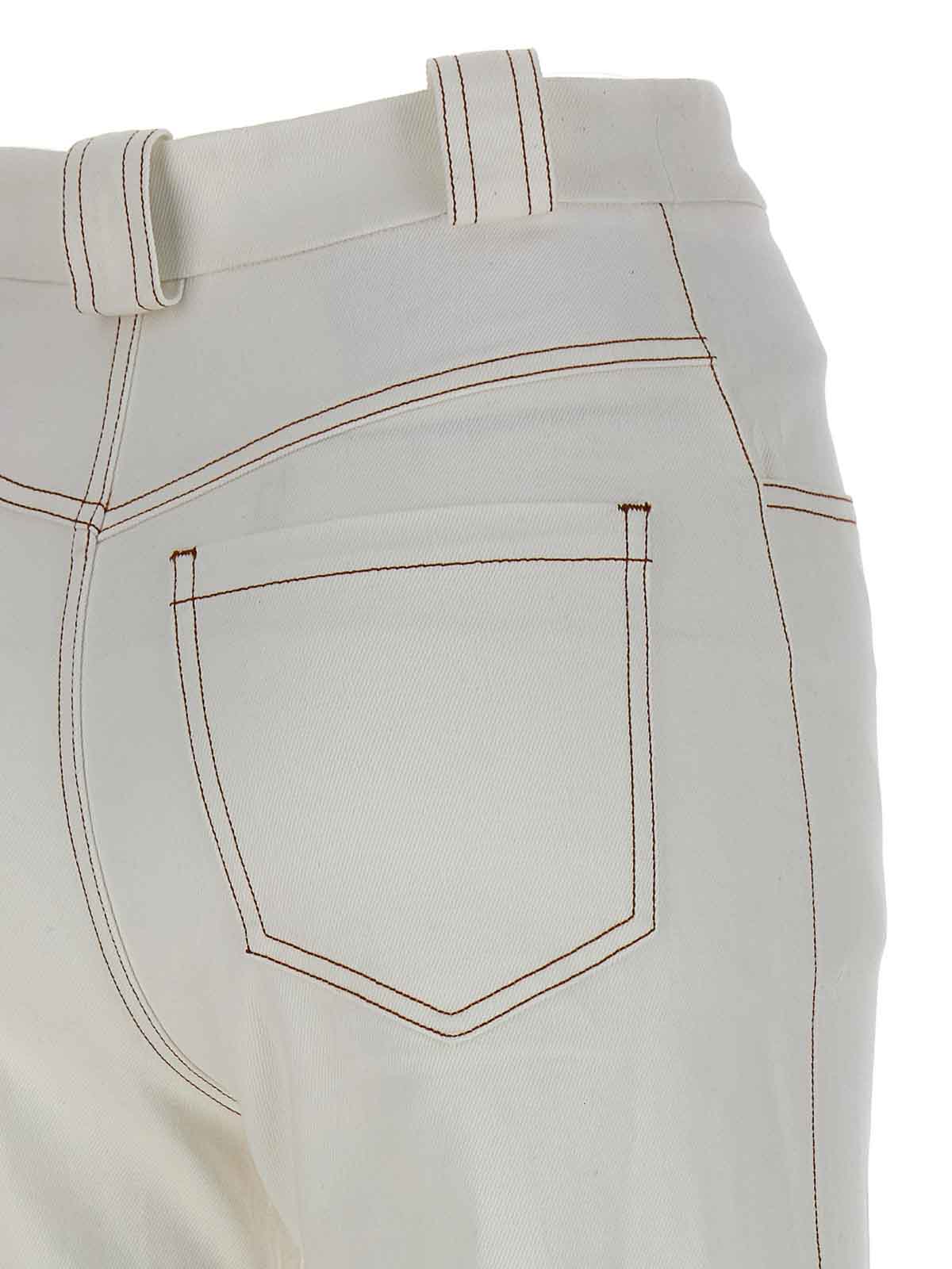 Shop Giambattista Valli Jeans Boot-cut - Blanco In White