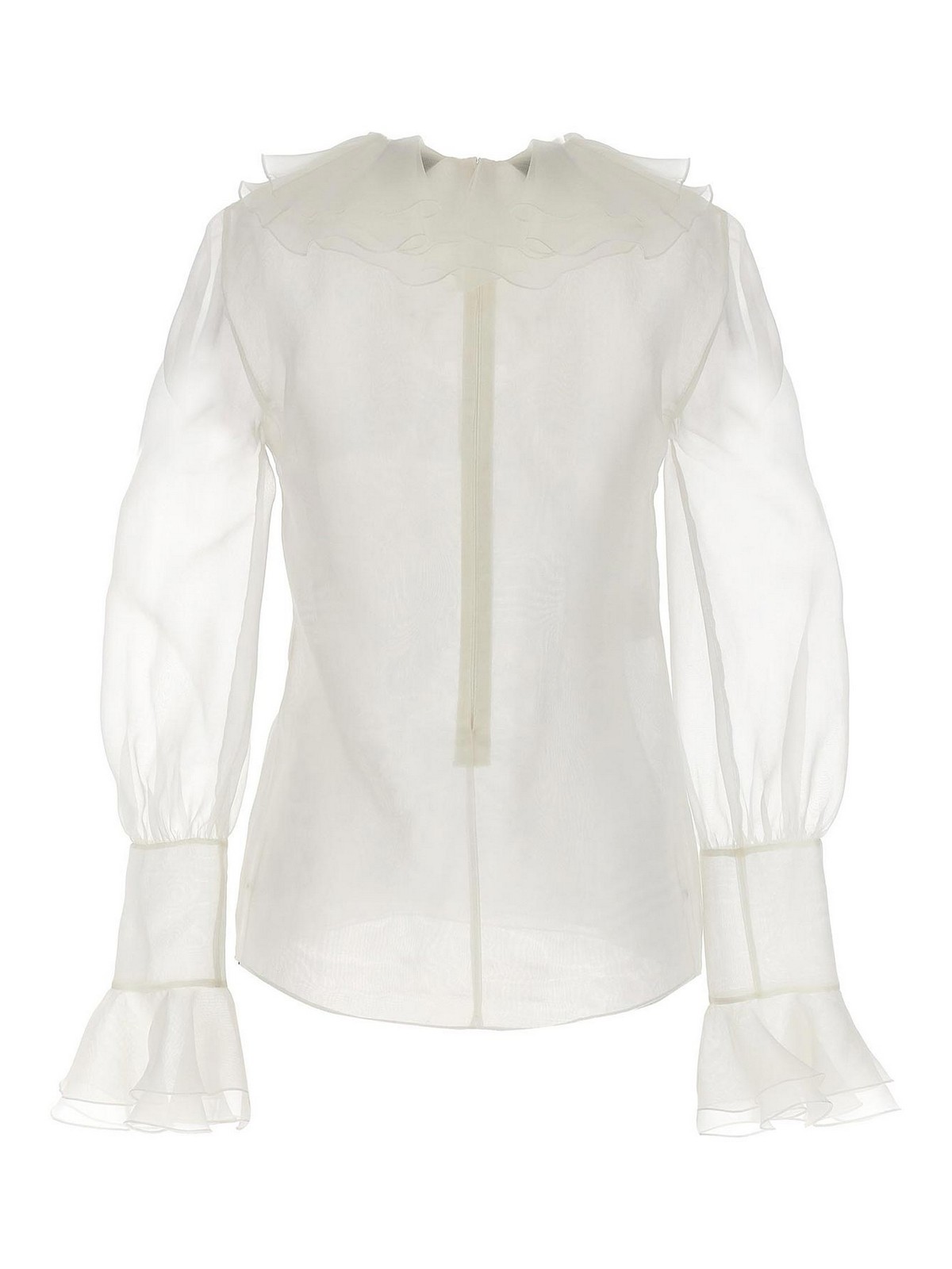 Shop Giambattista Valli Camisa - Blanco In White