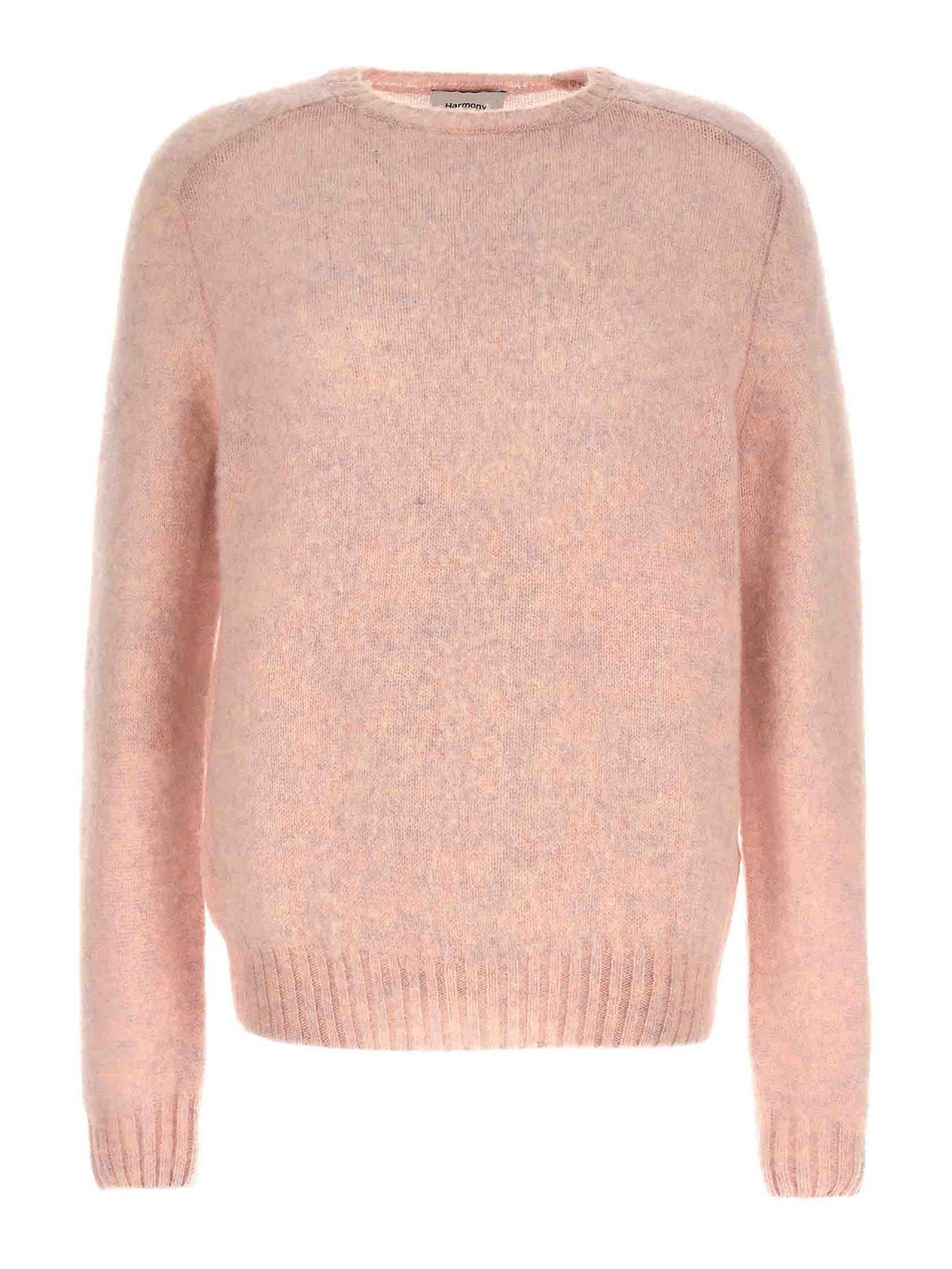 Harmony Shaggy Sweater In Nude & Neutrals