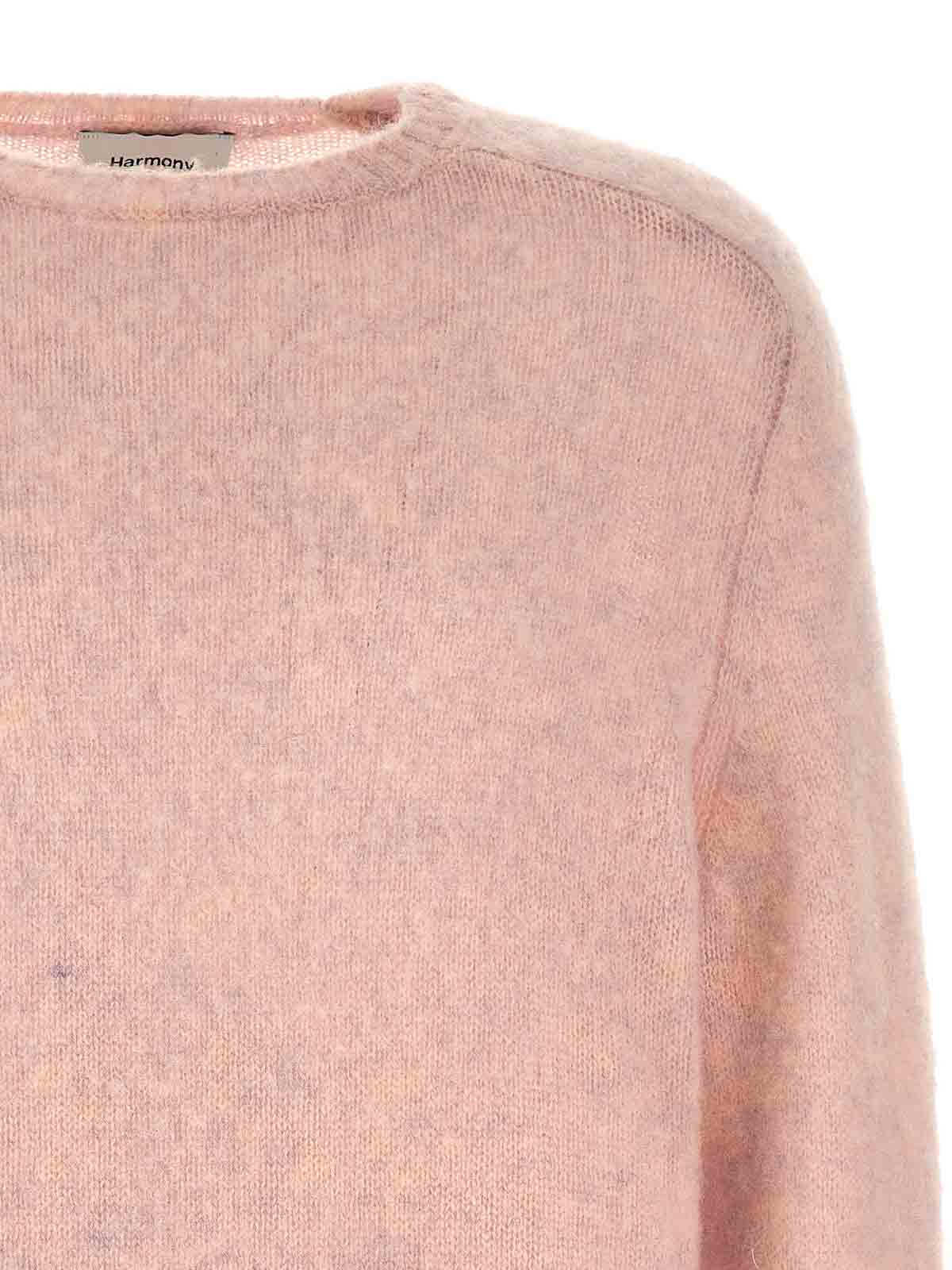 Shop Harmony Shaggy Sweater In Nude & Neutrals