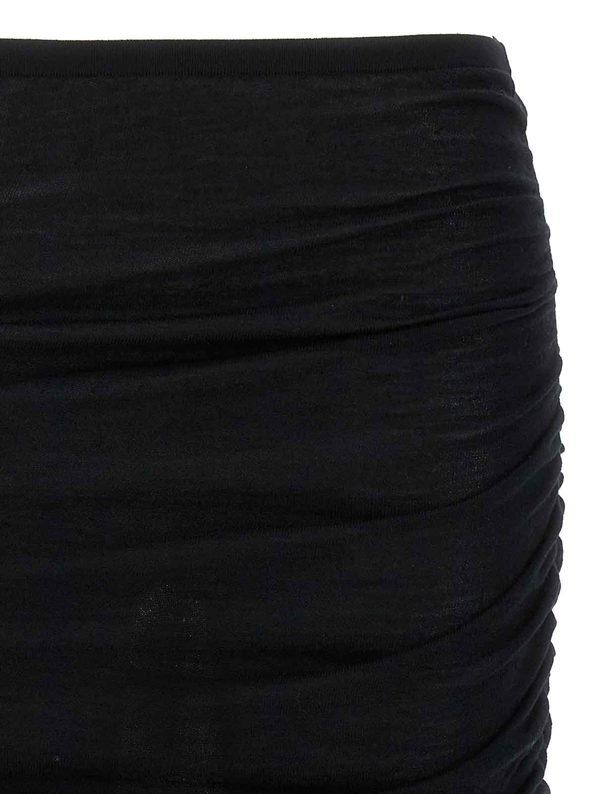 Shop Isabel Marant Falda Semilarga - Negro In Black