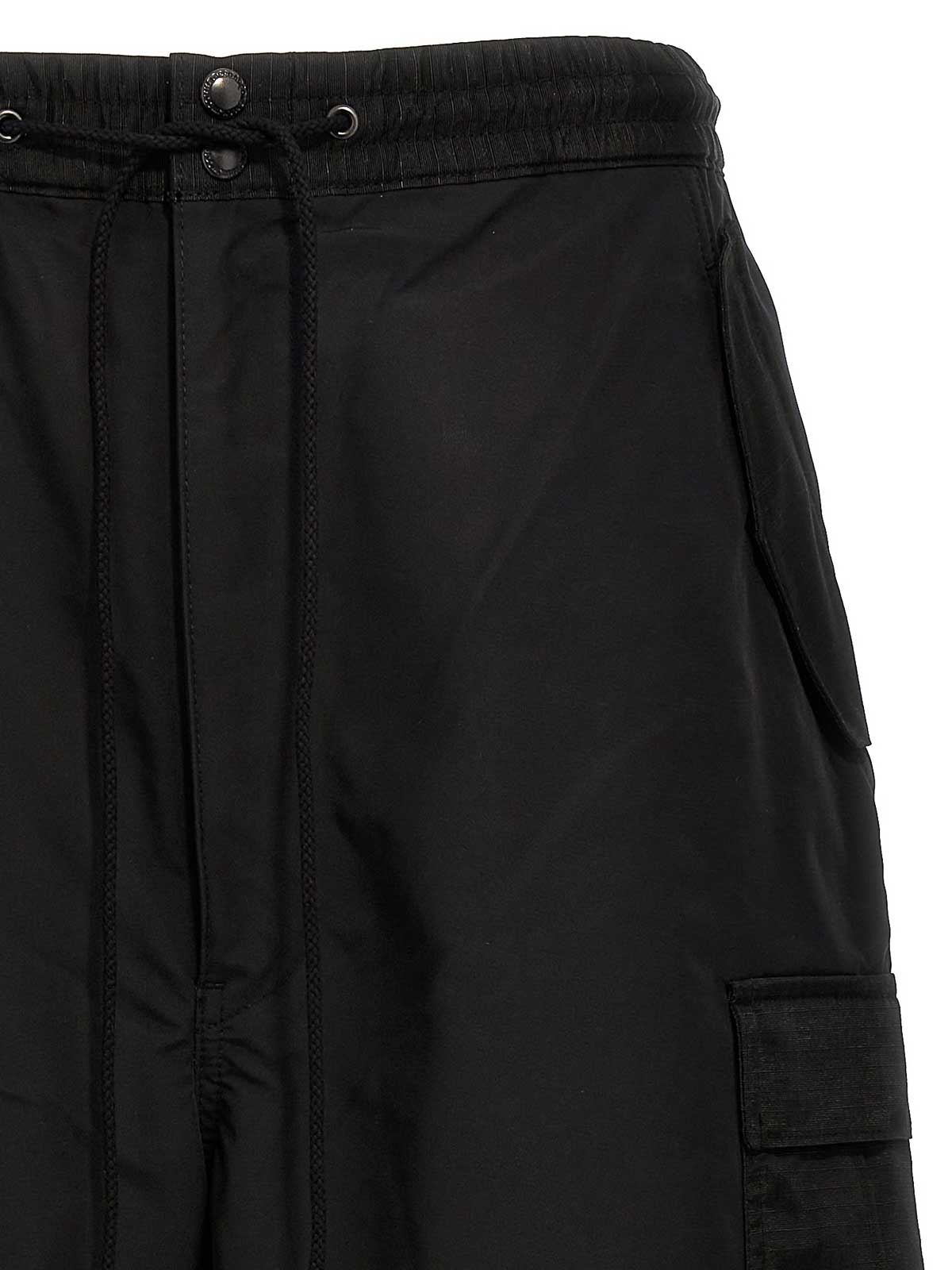Shop Junya Watanabe Ripstop Cargo Pants In Negro