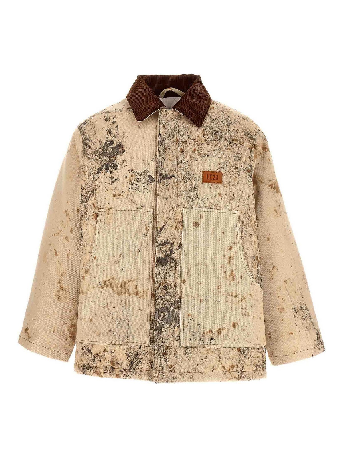 Shop Lc23 Work Dirty Jacket In Beis