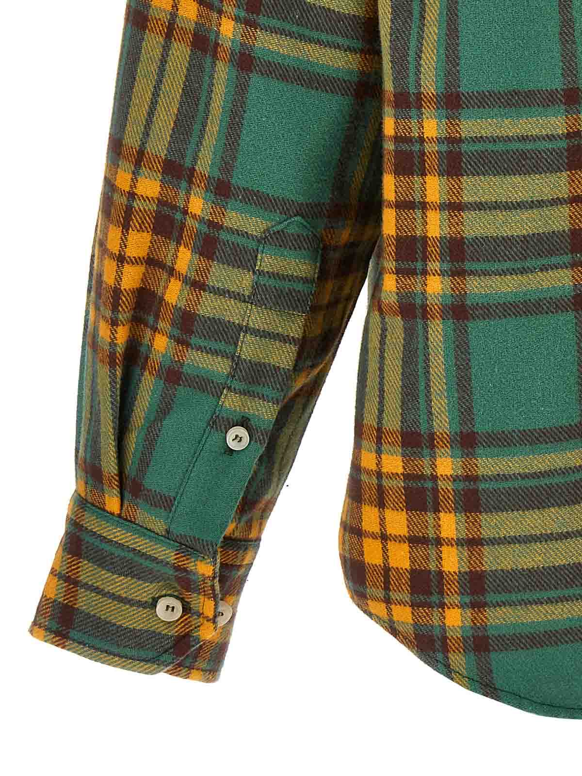 Shop Lc23 Check Flannel Shirt In Multicolour