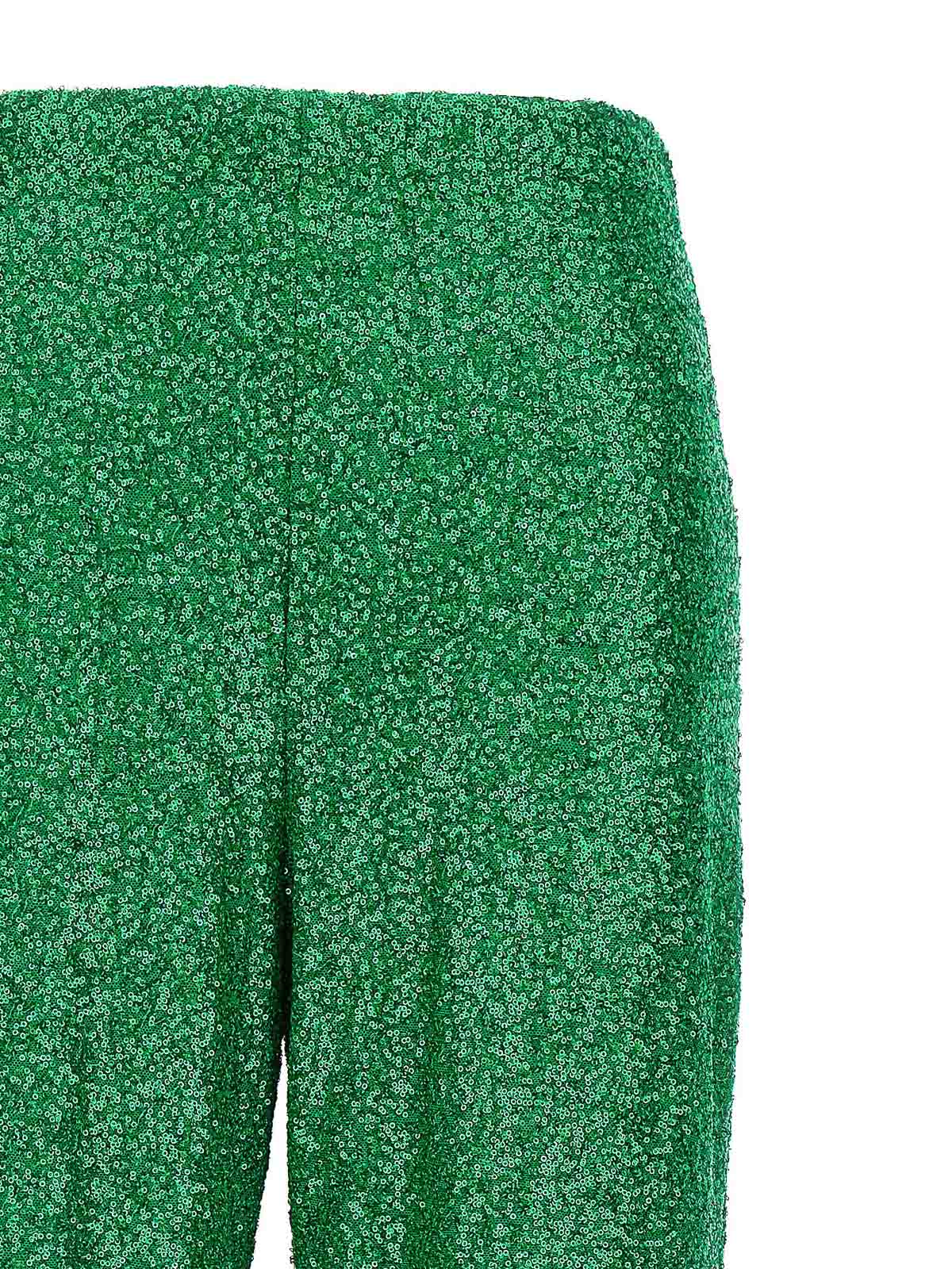 Shop Le Twins All-over Sequins Pants In Green