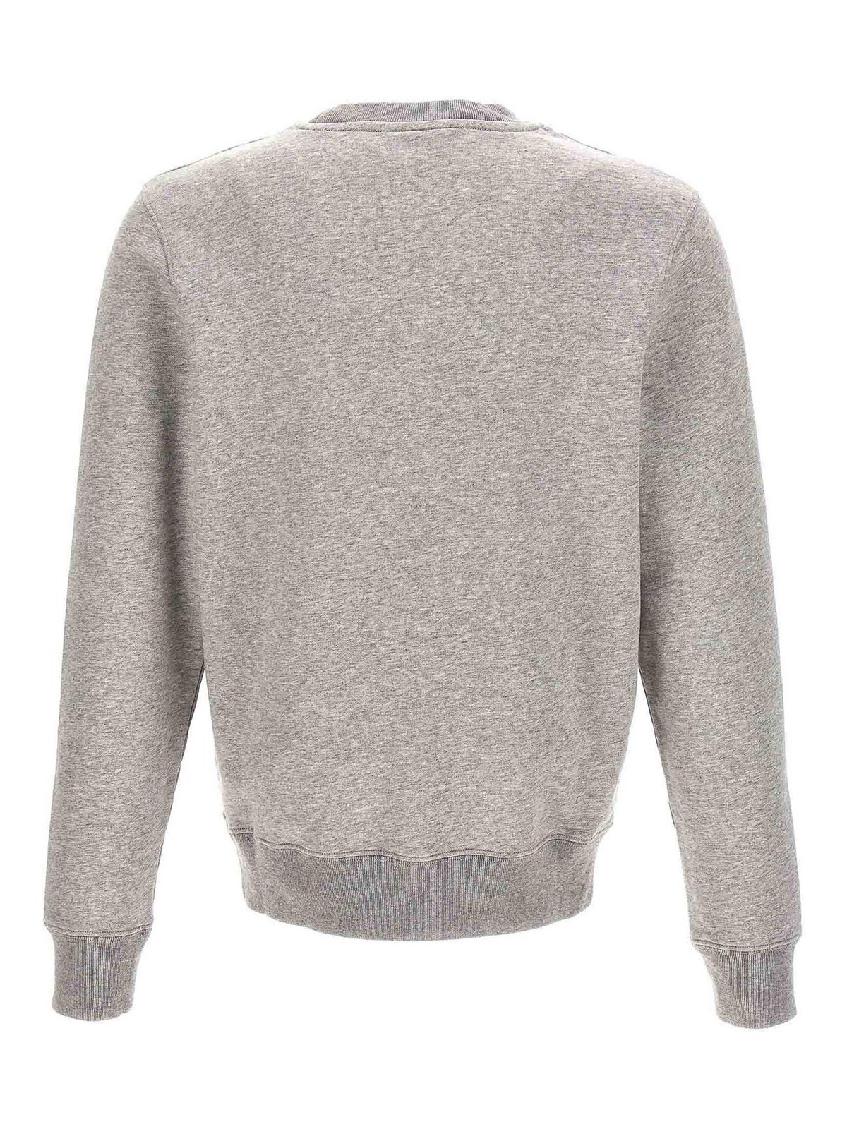 Shop Maison Kitsuné Fox Champion Sweatshirt In Grey