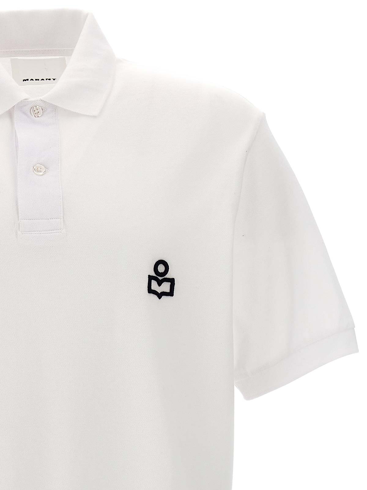 新品 MARANT Afko Polo イザベルマラン ポロ シャツ M Isabel Marant afko polo shirt - White - Men