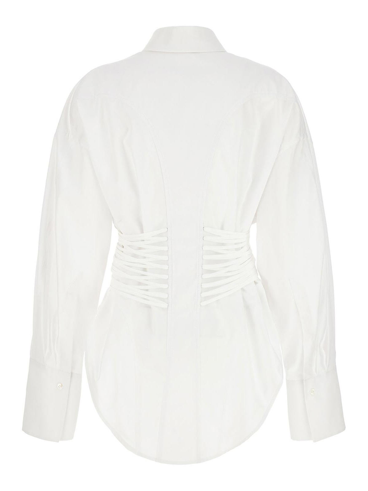 Shop Mugler Camisa - Blanco In White