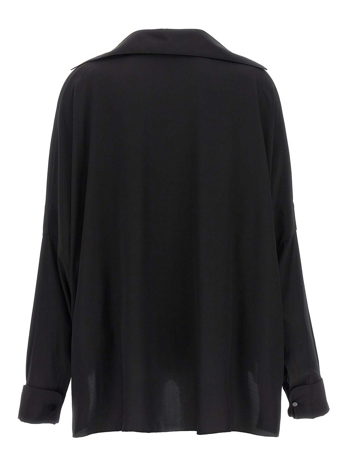 Shop Tom Ford Crepe De Chine Shirt In Negro