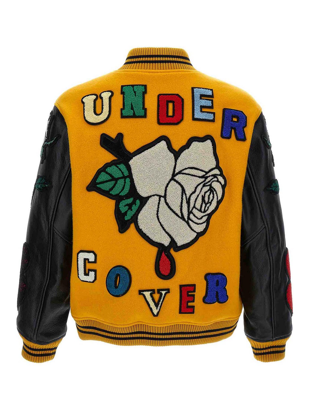 Shop Undercover Bomber Jacket In Yellow