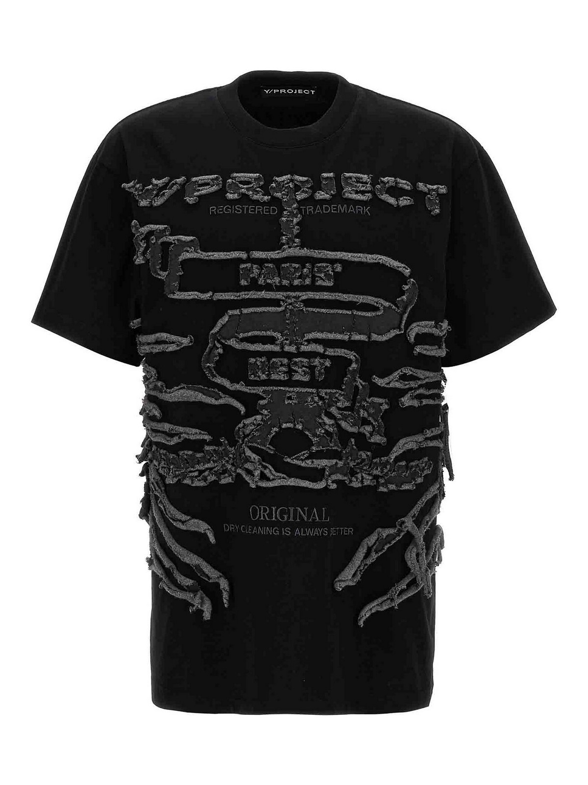 Shop Y/project Paris Best T-shirt In Black