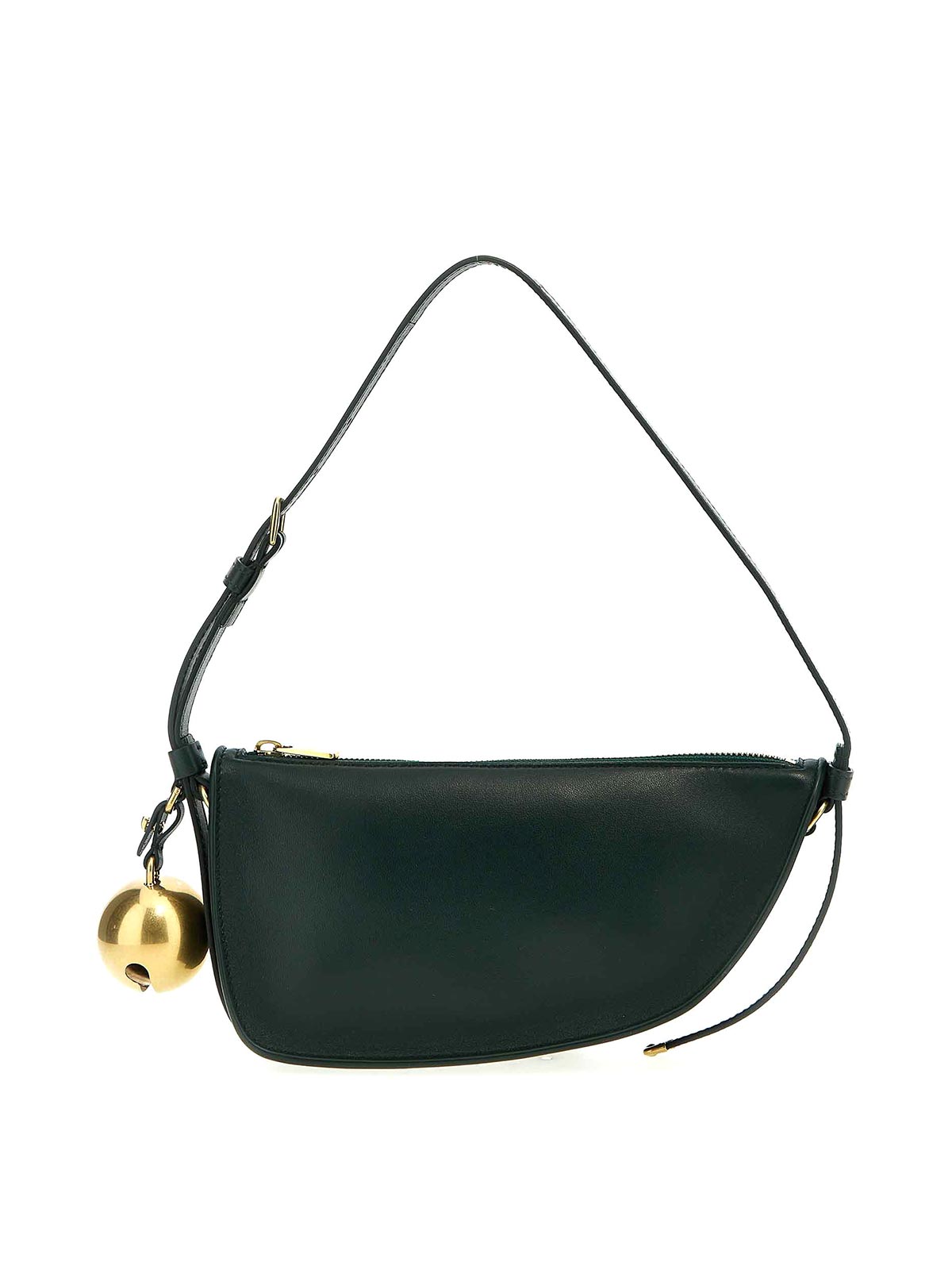 Shop Burberry Shield Sling Mini Shoulder Bag In Verde