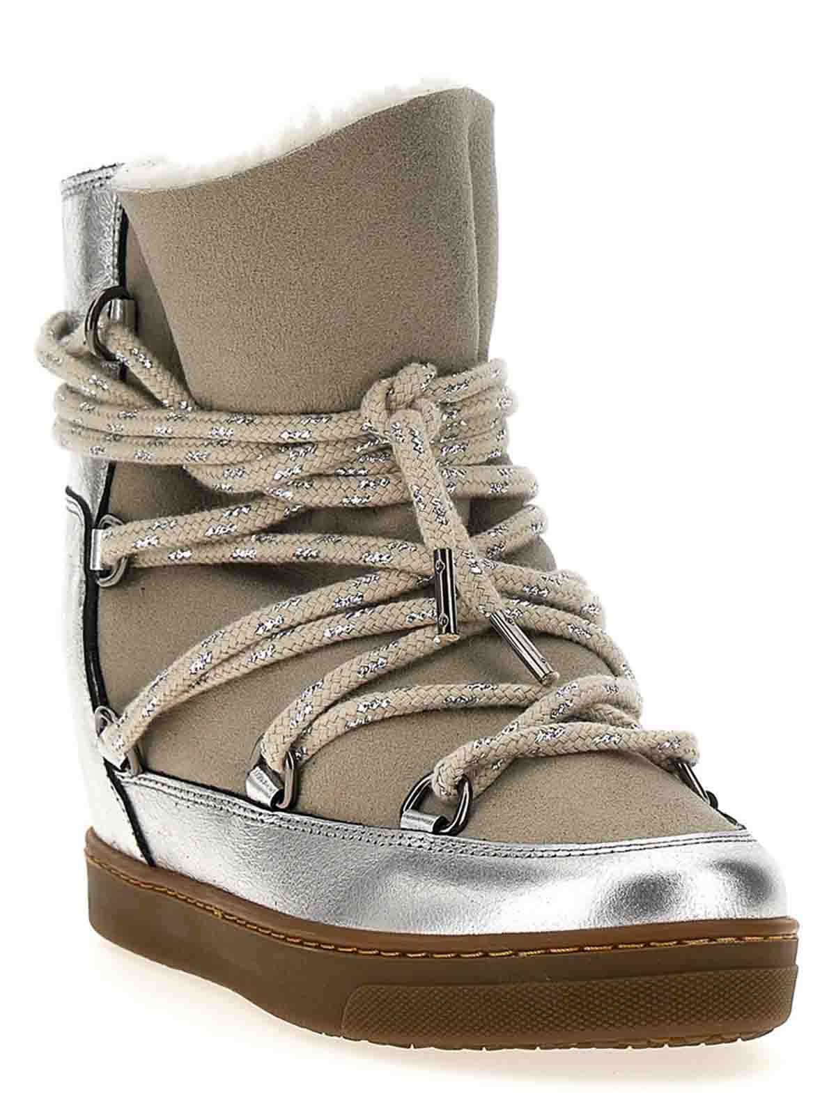 Shop Isabel Marant Nowles Ankle Boots In Plata