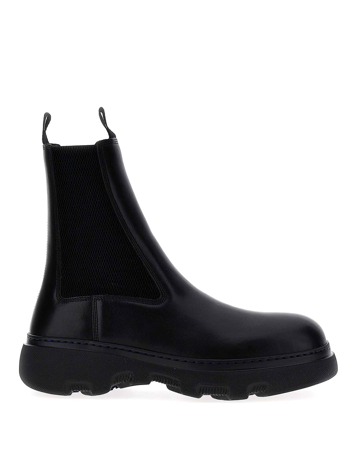 Burberry Chelsea Ankle Boots In Negro