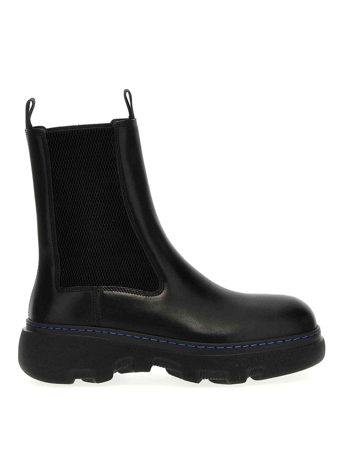 Shop Burberry Chelsea Creeper Ankle Boots In Black