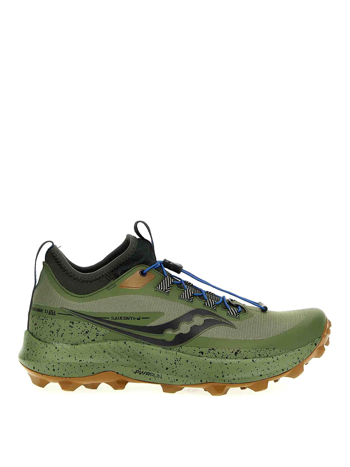 Shop Saucony Peregrine 13 St Sneakers In Green