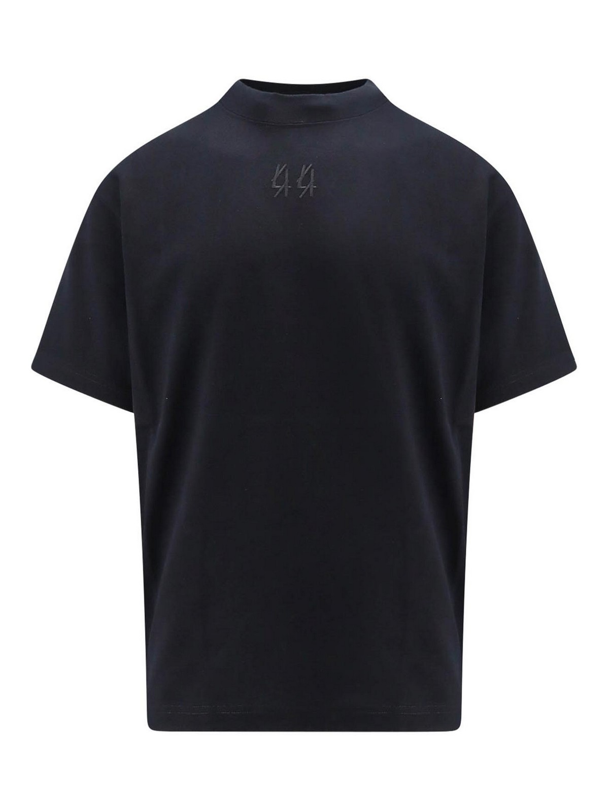 Shop 44 Label Group Cotton T-shirt With 44 Gaffer Print In Black