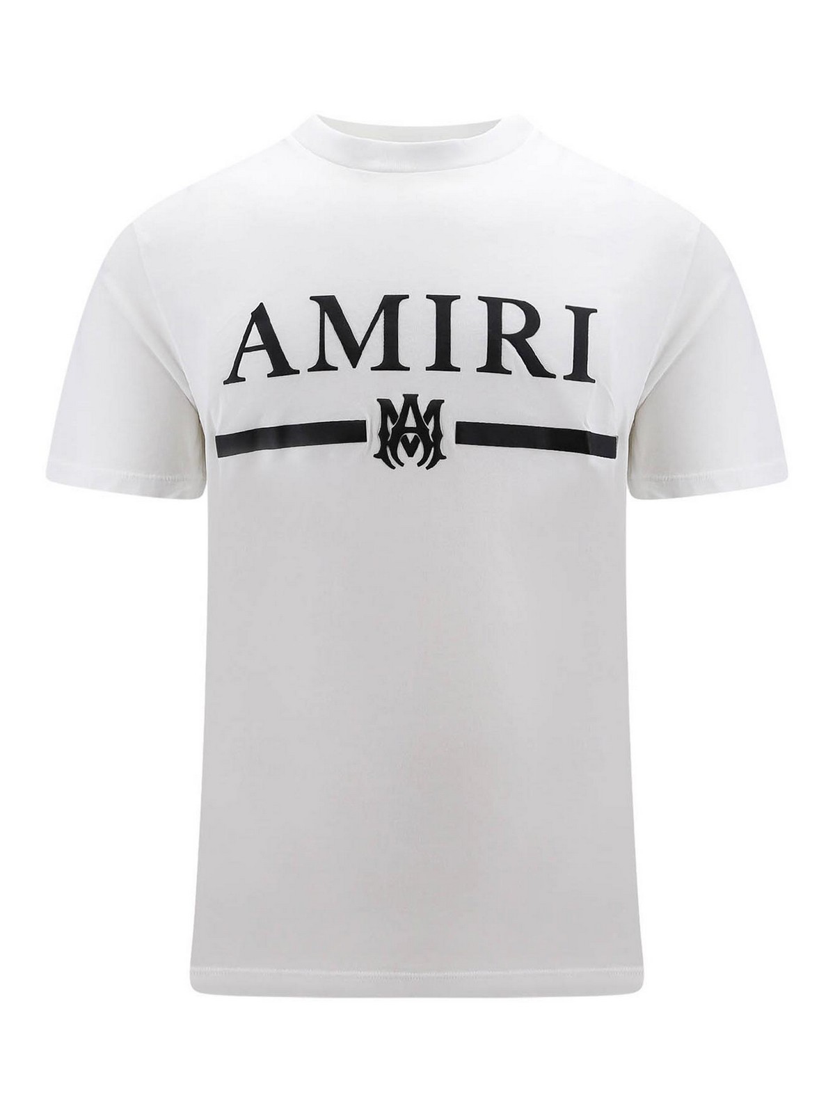 AMIRI COTTON T-SHIRT WITH FRONTAL LOGO